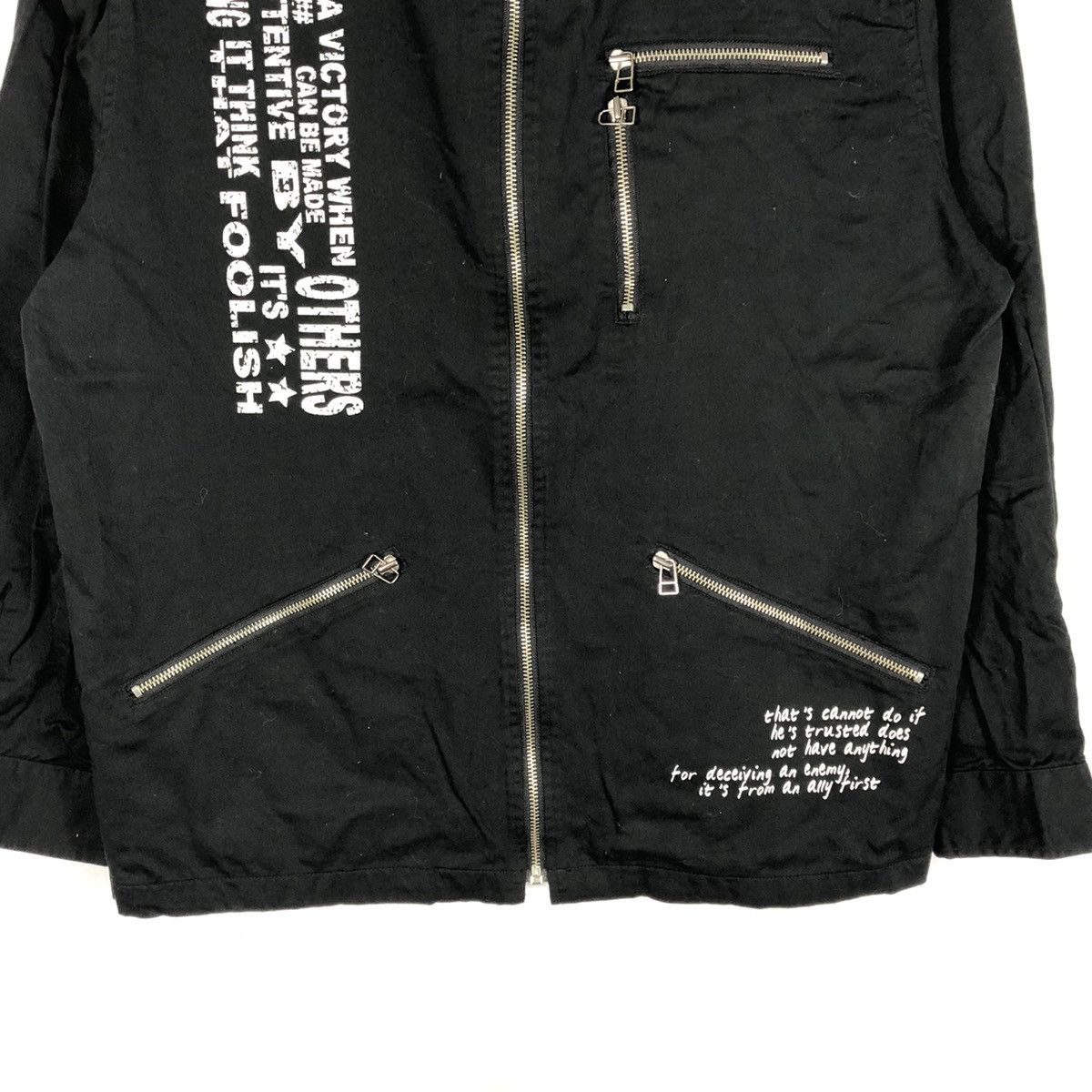 Japanese Brand × Vintage 🔥Sick🔥🇯🇵Slash Number Multi Pockets Seditionaries Punk Jacket Size US M / EU 48-50 / 2 - 3 Thumbnail