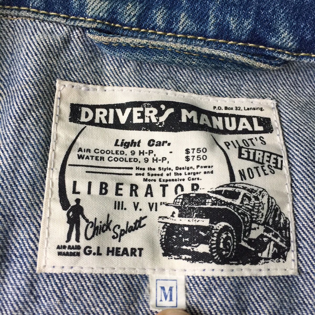 Japanese Brand G.L Heart Streetwear Motorcycle Denim jacket Size US M / EU 48-50 / 2 - 13 Thumbnail
