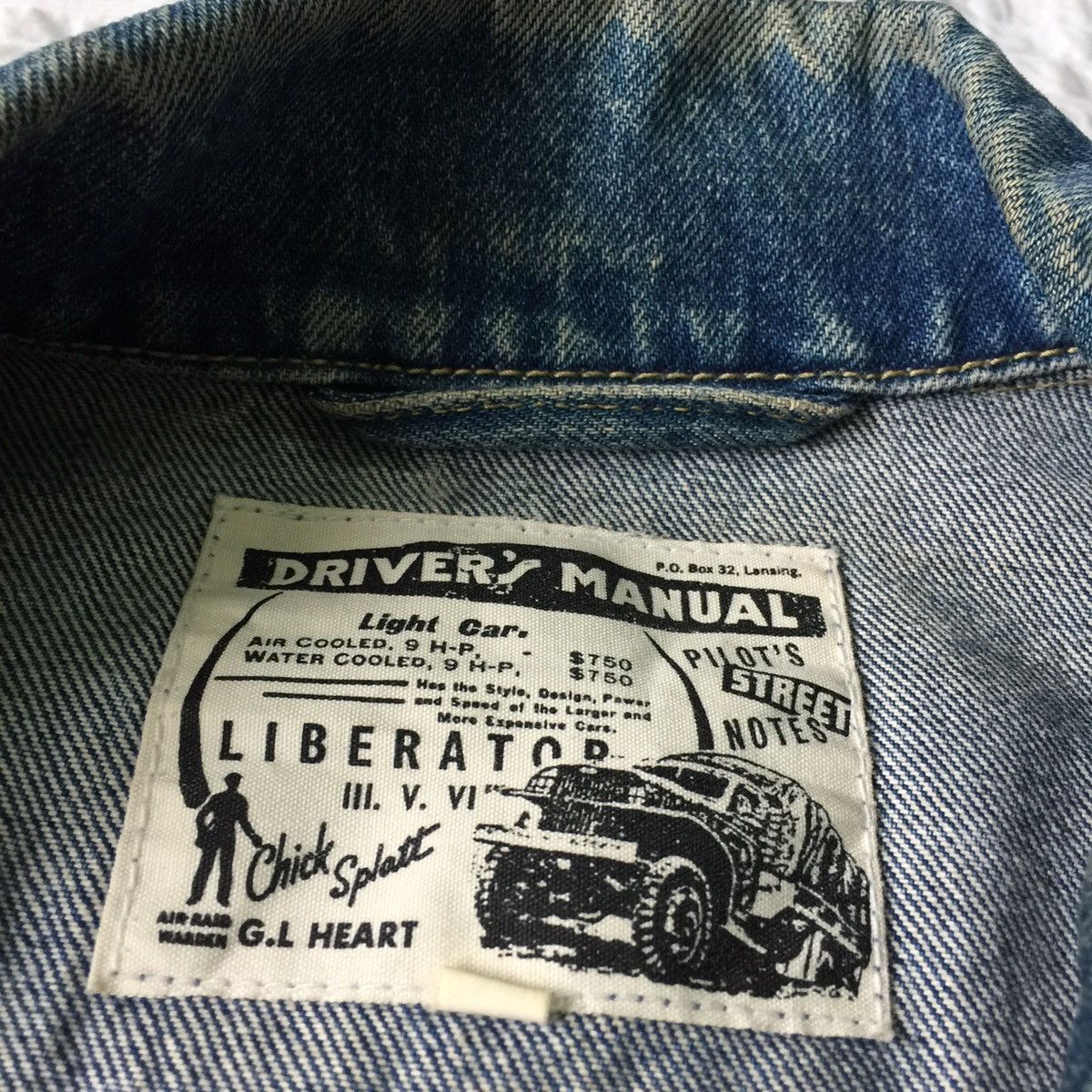 Japanese Brand G.L Heart Streetwear Motorcycle Denim jacket Size US M / EU 48-50 / 2 - 14 Thumbnail