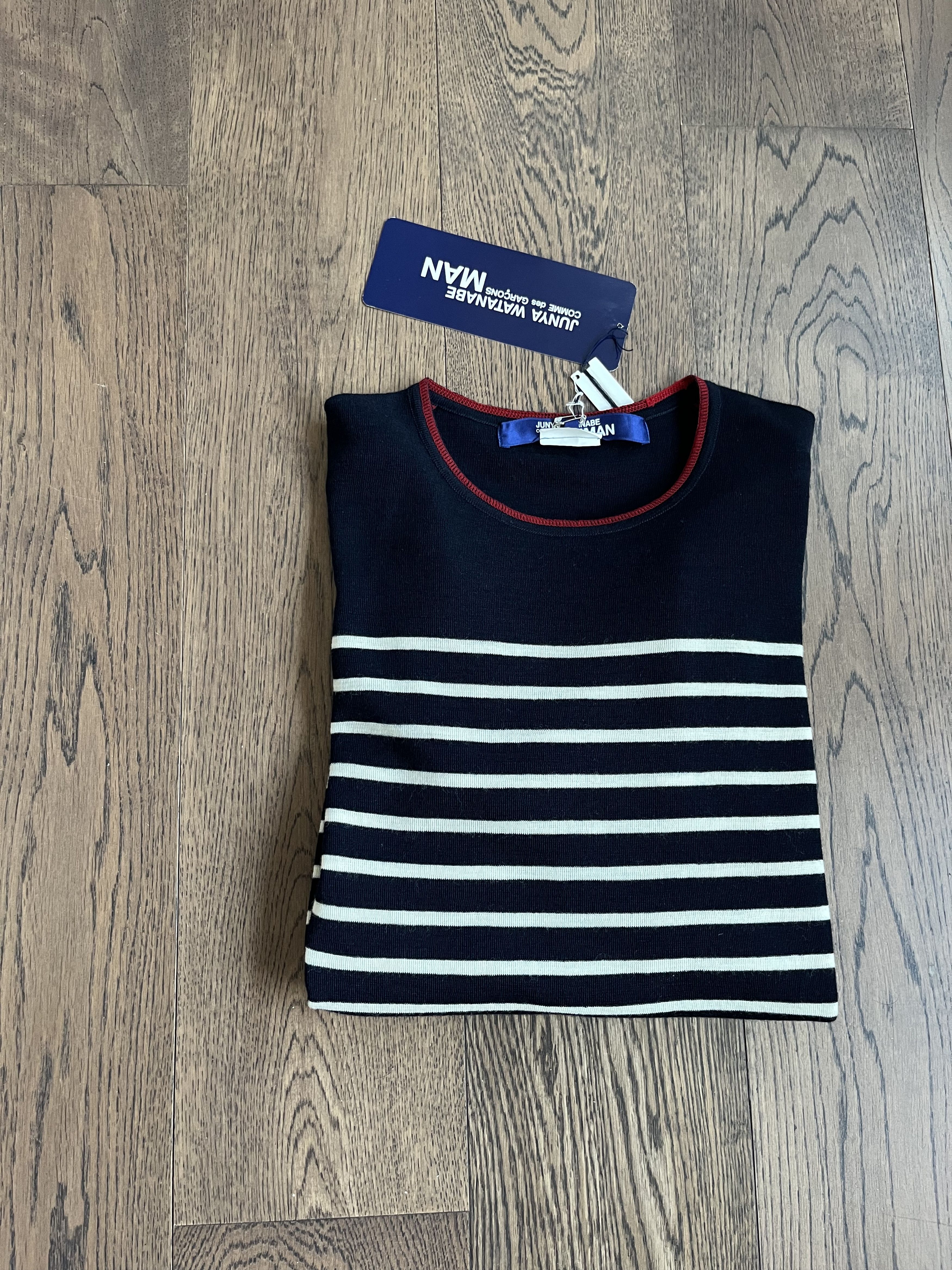 Junya Watanabe Junya Watanabe MAN Comme des Garçons Stripe Wool Sweater Size US S / EU 44-46 / 1 - 2 Thumbnail