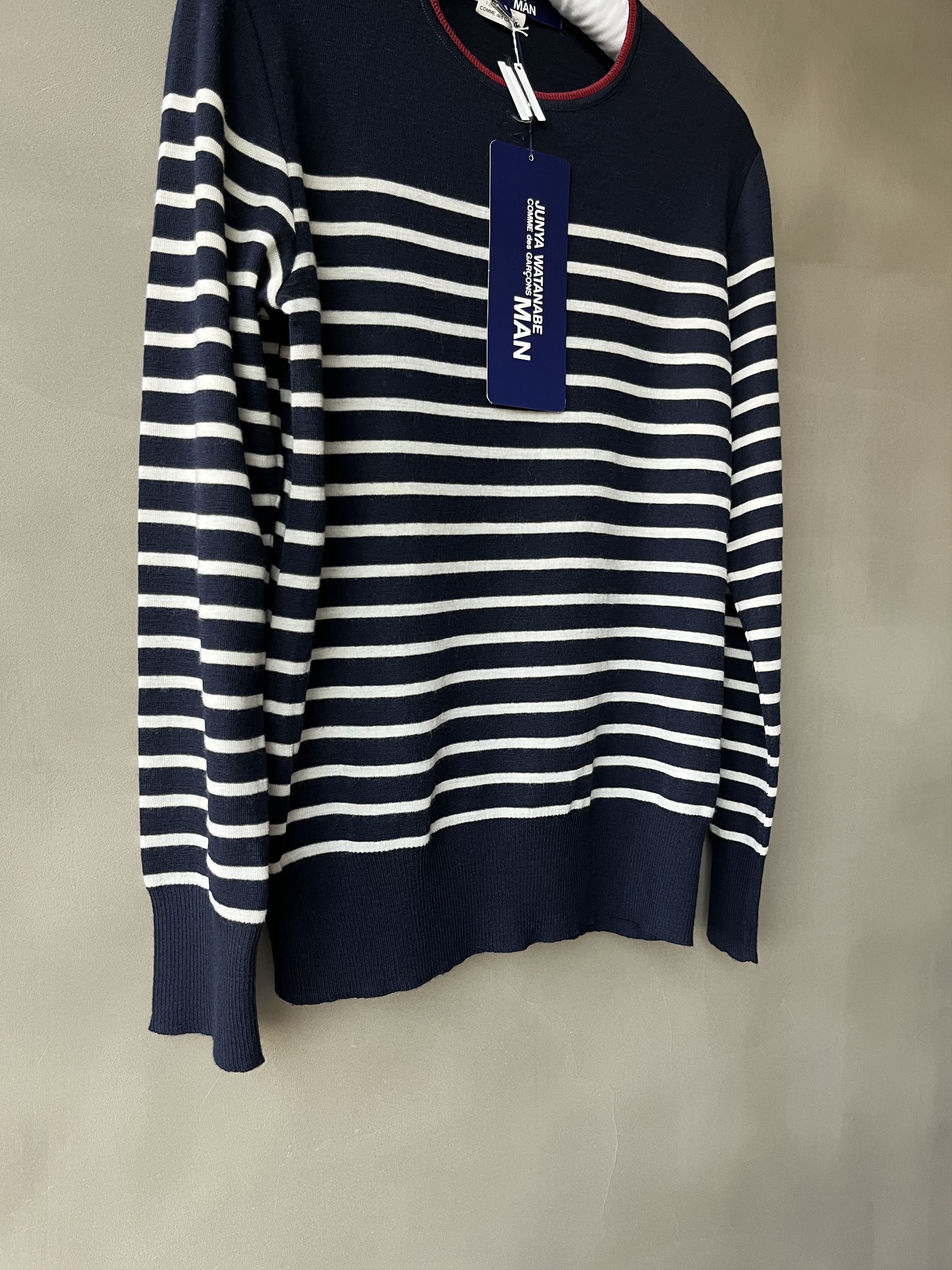 Junya Watanabe Junya Watanabe MAN Comme des Garçons Stripe Wool Sweater Size US S / EU 44-46 / 1 - 8 Thumbnail