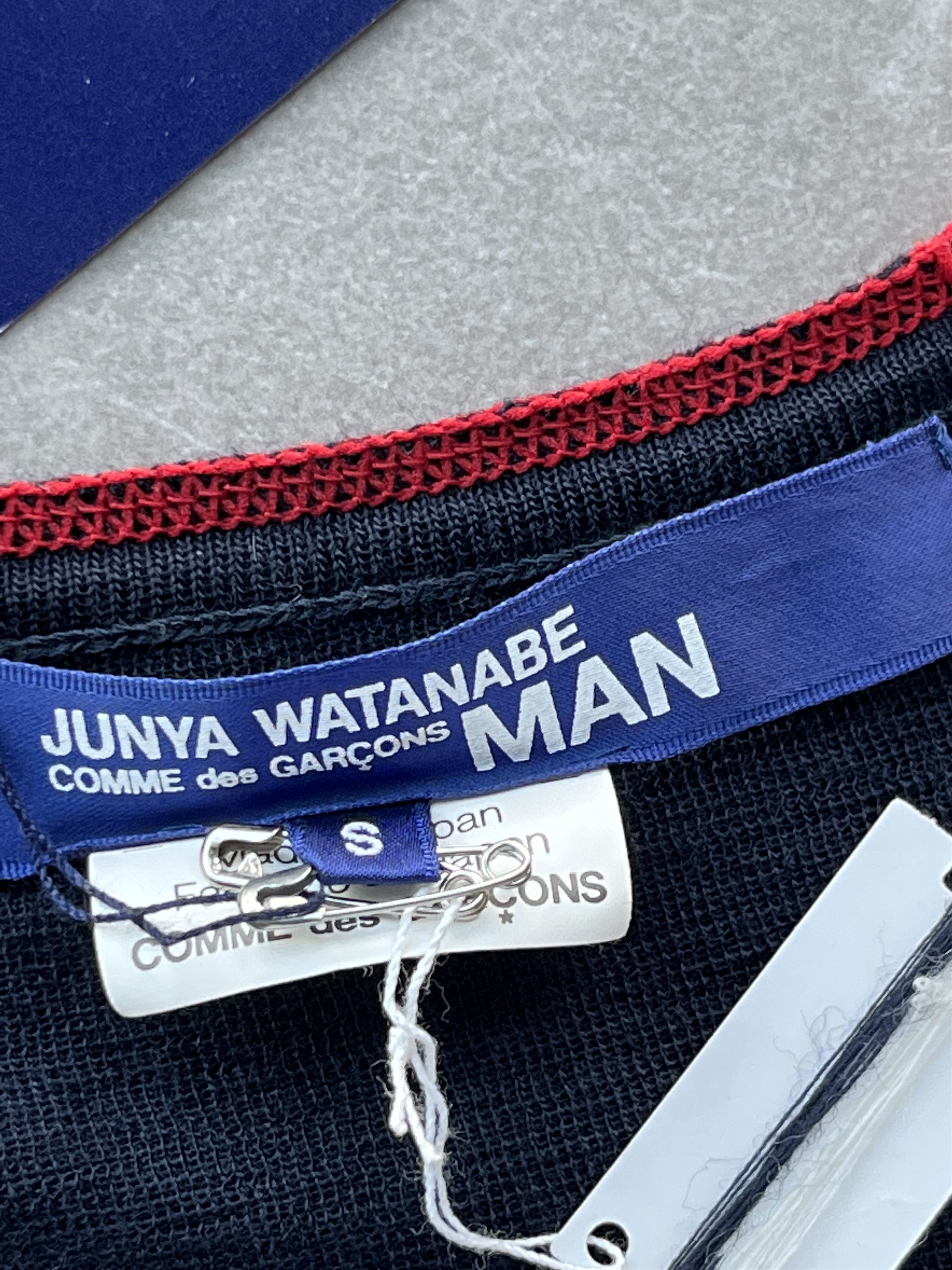 Junya Watanabe Junya Watanabe MAN Comme des Garçons Stripe Wool Sweater Size US S / EU 44-46 / 1 - 4 Thumbnail