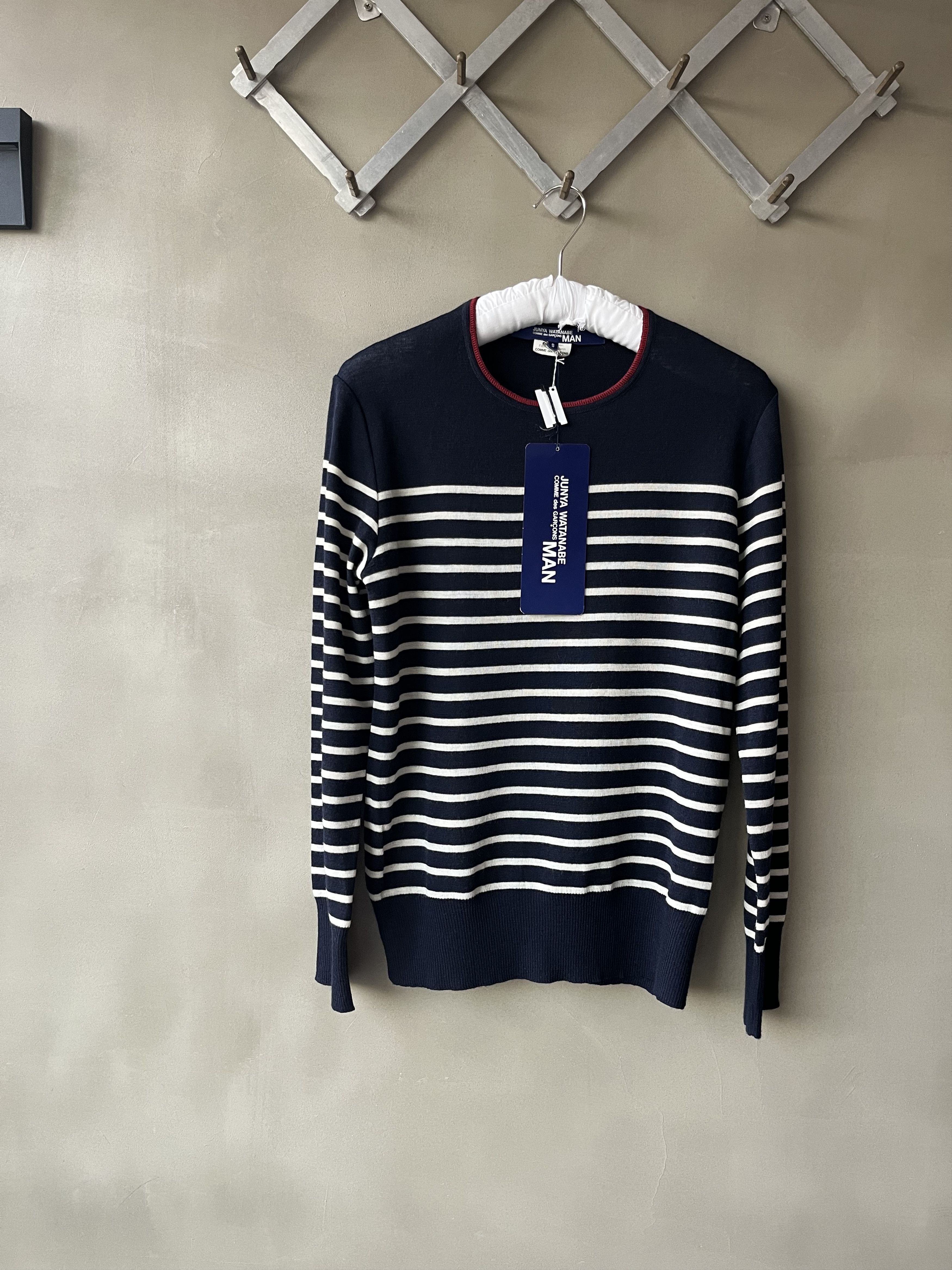 Junya Watanabe Junya Watanabe MAN Comme des Garçons Stripe Wool Sweater Size US S / EU 44-46 / 1 - 1 Thumbnail