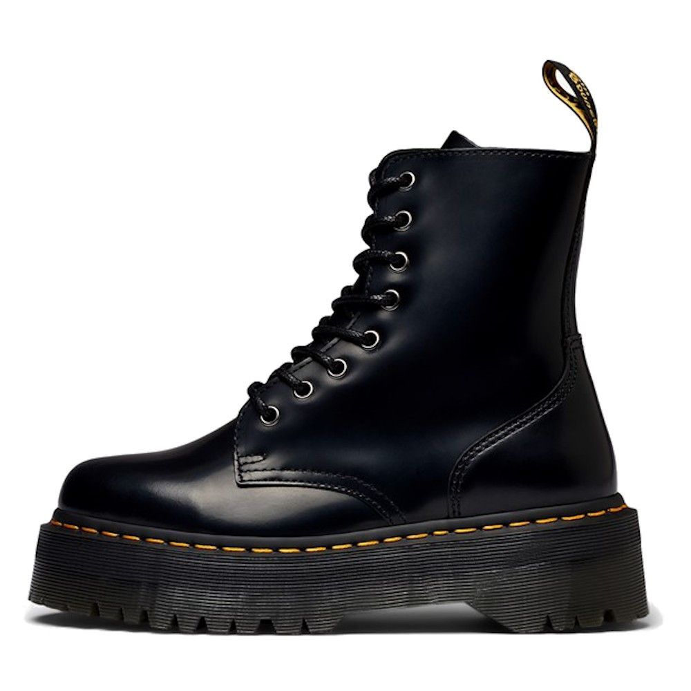 Dr. Martens Dr. Martens Jadon Black Smooth 15265001 US 8.5 EU 40 Size US 8.5 / IT 38.5 - 2 Thumbnail