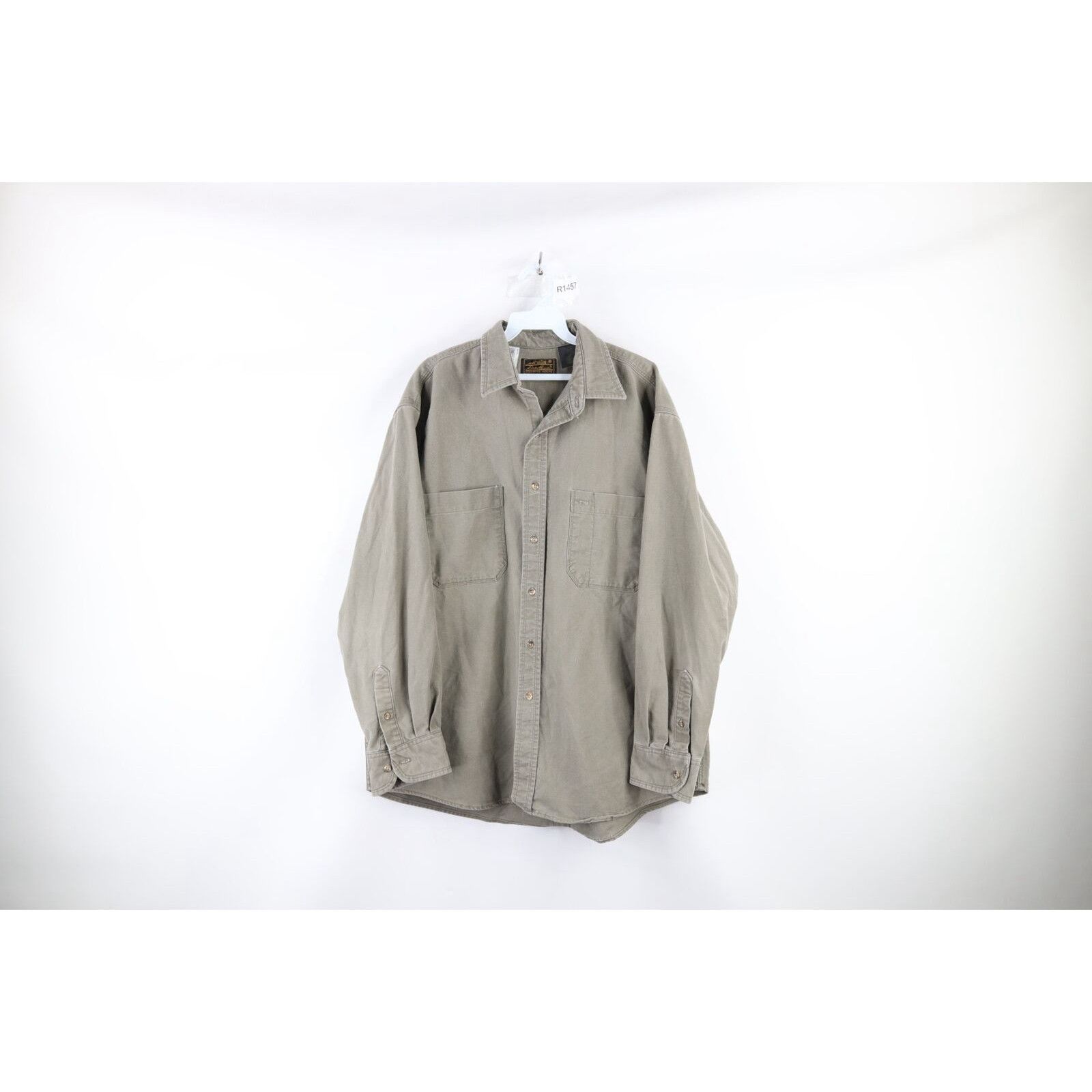 Eddie Bauer Vintage 90s Eddie Bauer Mens Large Faded Heavyweight Double ...