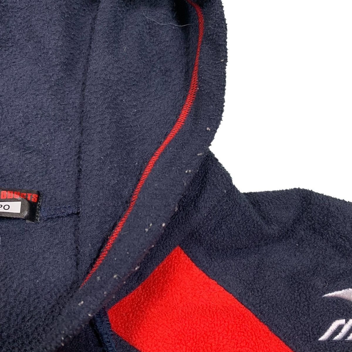 Mizuno × Vintage MIZUNO Sportswear Half Zipper Fleece Hoodie Pullover Jumper Size US L / EU 52-54 / 3 - 8 Thumbnail