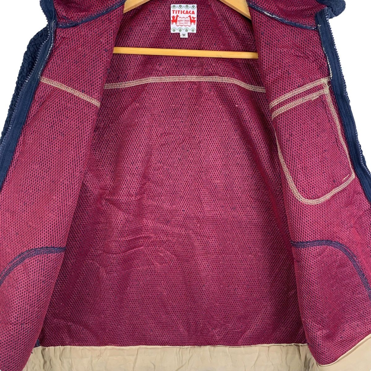 Vintage TITICACA Outdoor Sportswear Fleece Hoodie Sweaters Jacket Size M / US 6-8 / IT 42-44 - 9 Thumbnail