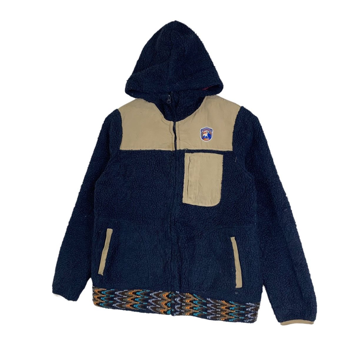 Vintage TITICACA Outdoor Sportswear Fleece Hoodie Sweaters Jacket Size M / US 6-8 / IT 42-44 - 4 Thumbnail