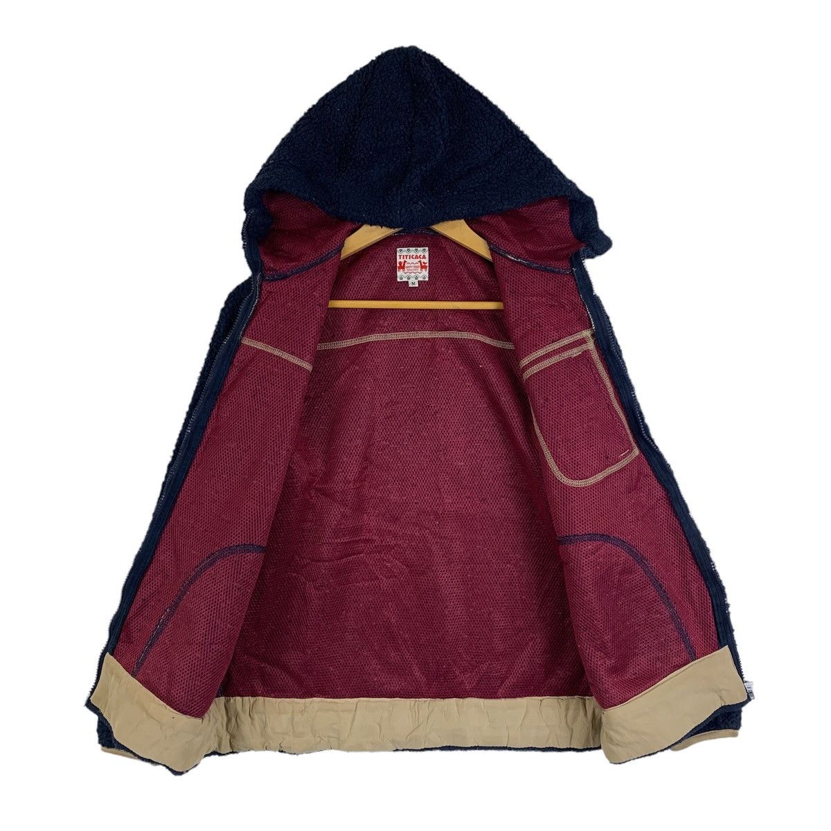 Vintage TITICACA Outdoor Sportswear Fleece Hoodie Sweaters Jacket Size M / US 6-8 / IT 42-44 - 3 Thumbnail