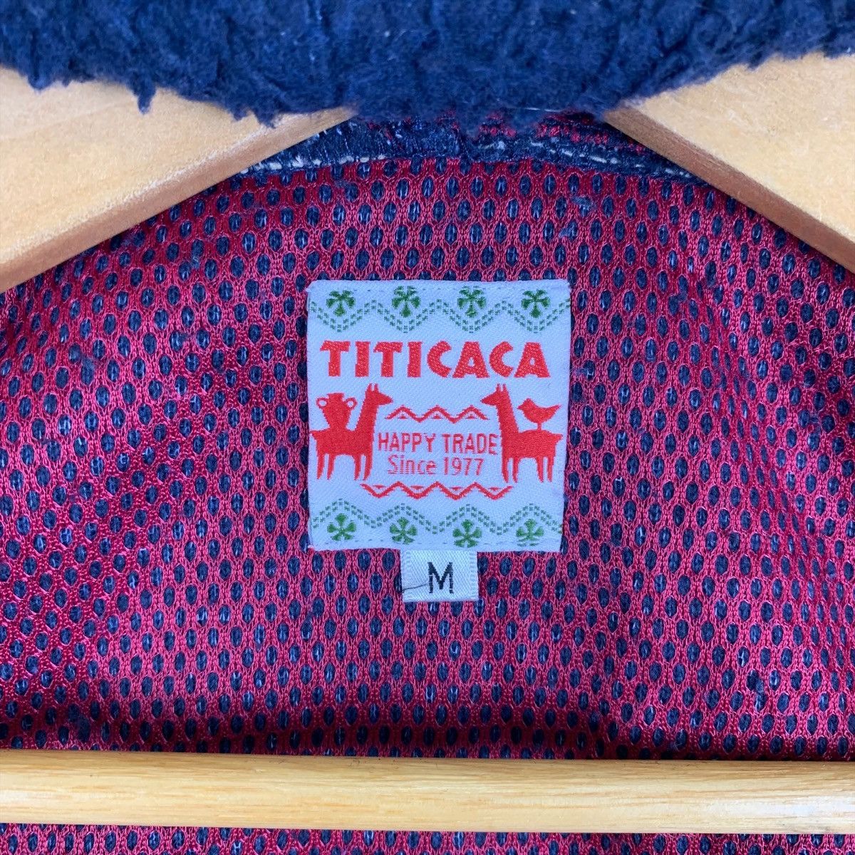 Vintage TITICACA Outdoor Sportswear Fleece Hoodie Sweaters Jacket Size M / US 6-8 / IT 42-44 - 6 Thumbnail