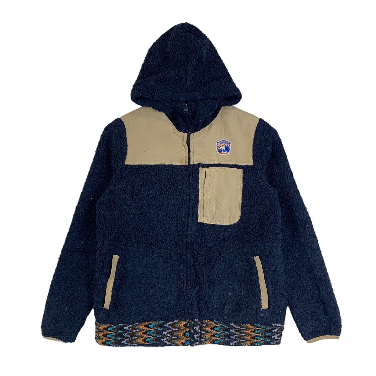 Vintage TITICACA Outdoor Sportswear Fleece Hoodie Sweaters Jacket Size M / US 6-8 / IT 42-44 - 1 Thumbnail