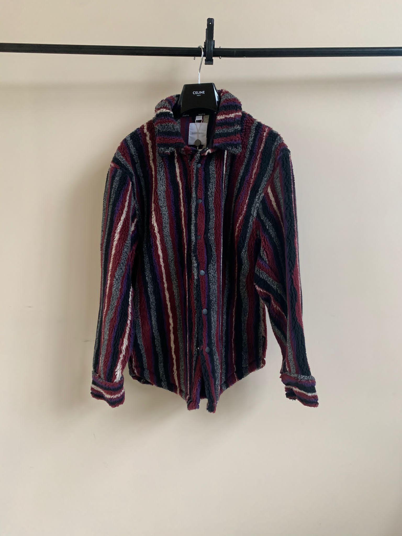 Martine Rose × Napapijri T-Margan Stripe Jacket In Red, Black, Grey Size US M / EU 48-50 / 2 - 4 Thumbnail