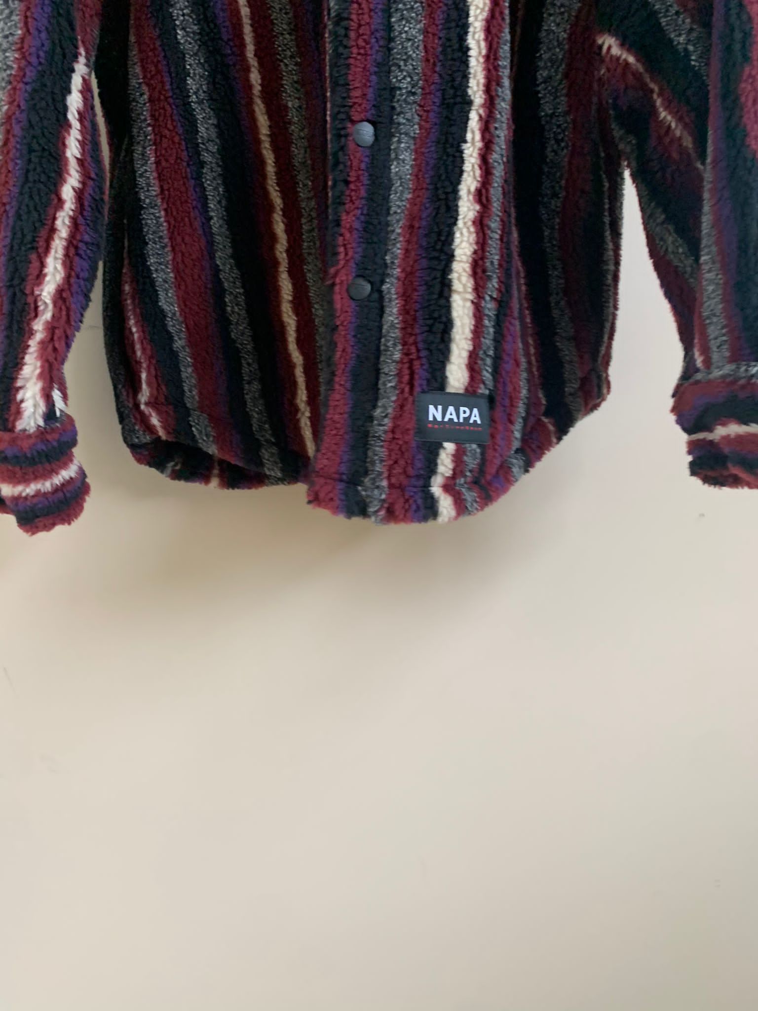 Martine Rose × Napapijri T-Margan Stripe Jacket In Red, Black, Grey Size US M / EU 48-50 / 2 - 5 Thumbnail