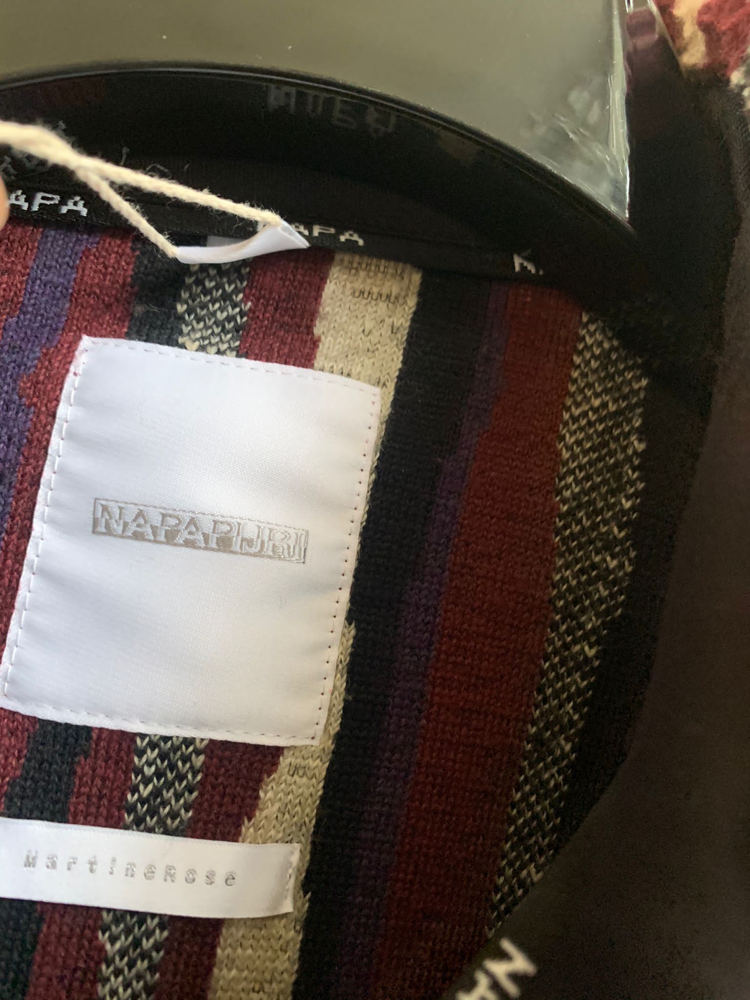 Martine Rose × Napapijri T-Margan Stripe Jacket In Red, Black, Grey Size US M / EU 48-50 / 2 - 12 Thumbnail