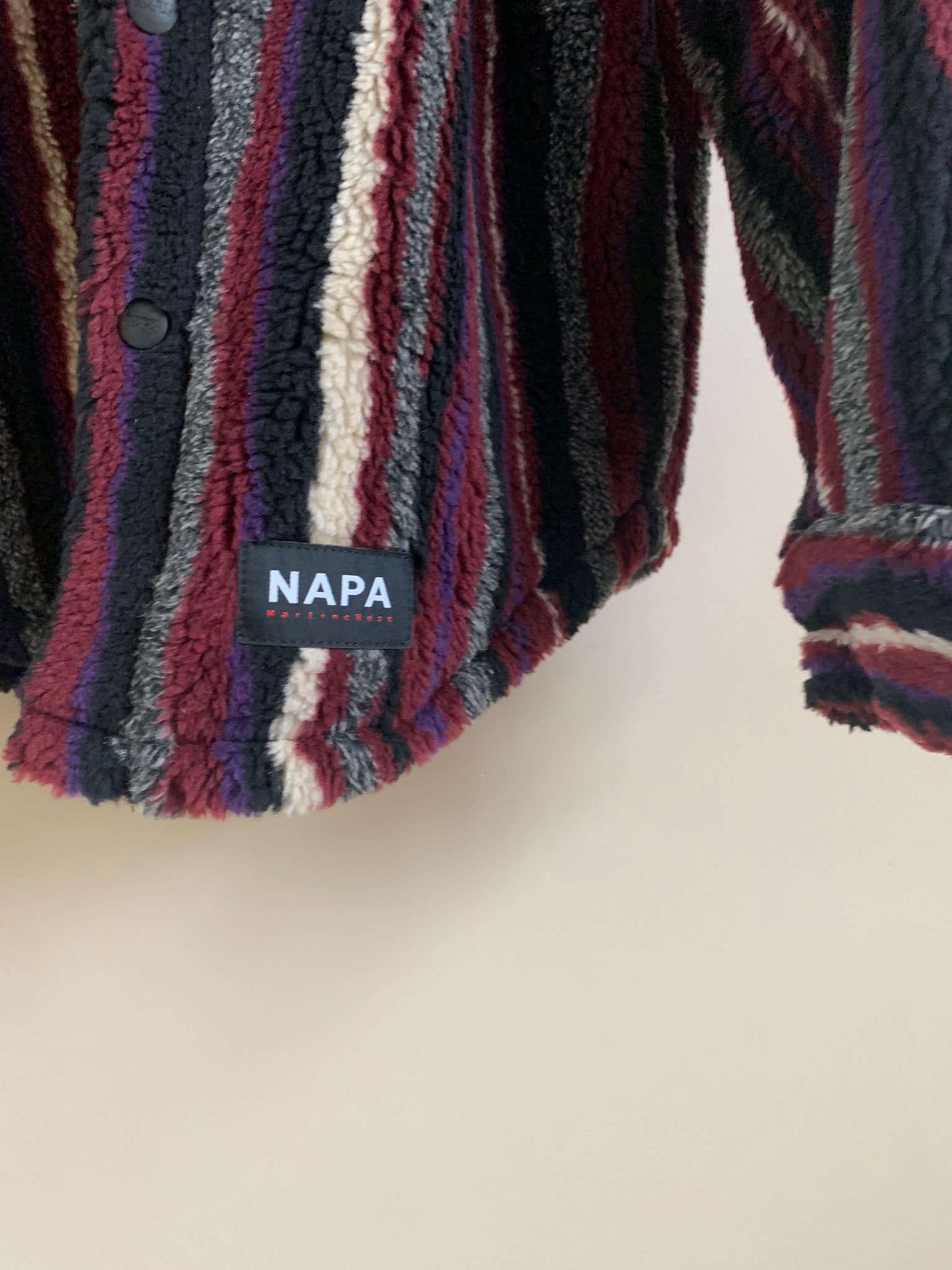 Martine Rose × Napapijri T-Margan Stripe Jacket In Red, Black, Grey Size US M / EU 48-50 / 2 - 11 Thumbnail