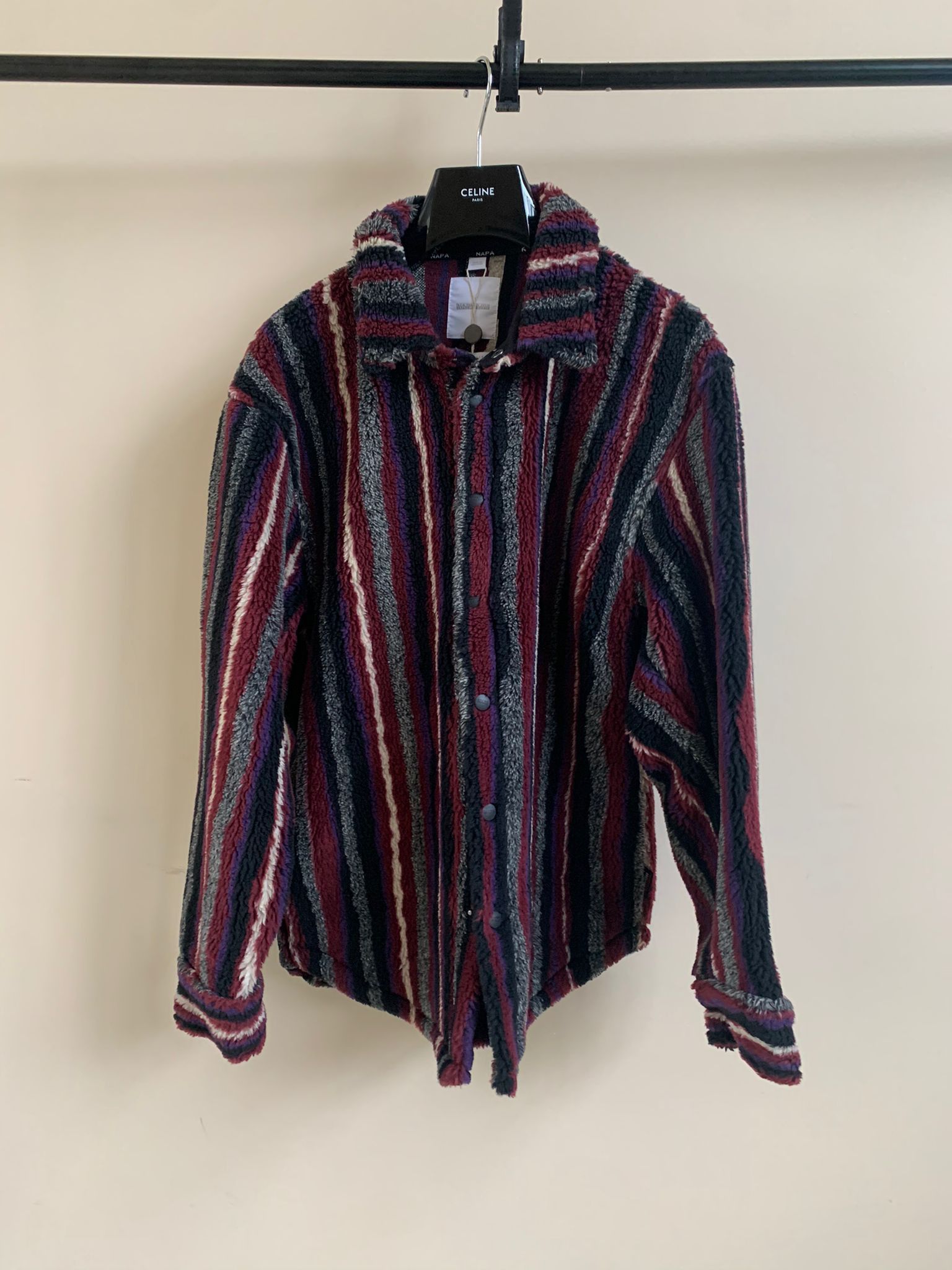 Martine Rose × Napapijri T-Margan Stripe Jacket In Red, Black, Grey Size US M / EU 48-50 / 2 - 1 Thumbnail