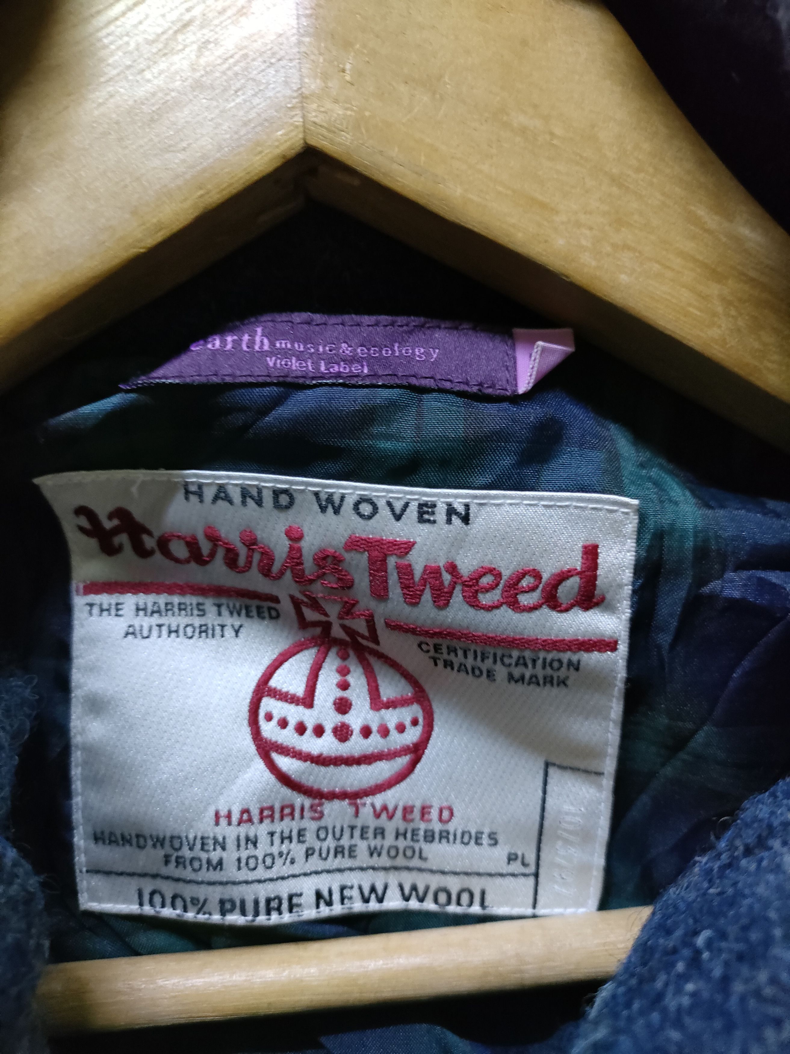 Harris Tweed × Indigo Harris Tweed x Earth Music & Ecology Size US M / EU 48-50 / 2 - 7 Thumbnail