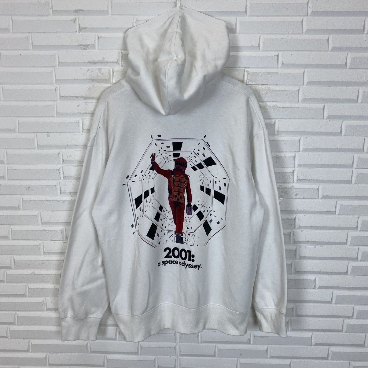 Japanese Brand 2001 A SPACE ODYSSEY WHITE SWEATSHIRT HOODIE Size US L / EU 52-54 / 3 - 1 Thumbnail