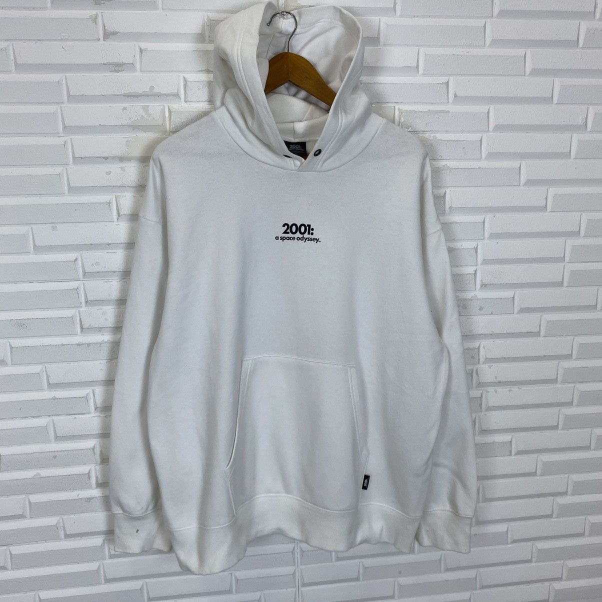 Japanese Brand 2001 A SPACE ODYSSEY WHITE SWEATSHIRT HOODIE Size US L / EU 52-54 / 3 - 3 Thumbnail