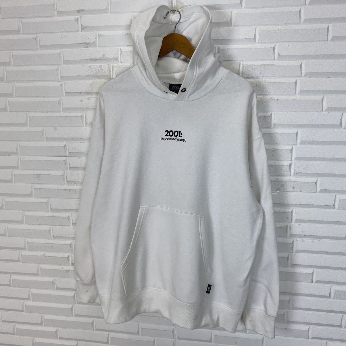 Japanese Brand 2001 A SPACE ODYSSEY WHITE SWEATSHIRT HOODIE Size US L / EU 52-54 / 3 - 4 Thumbnail