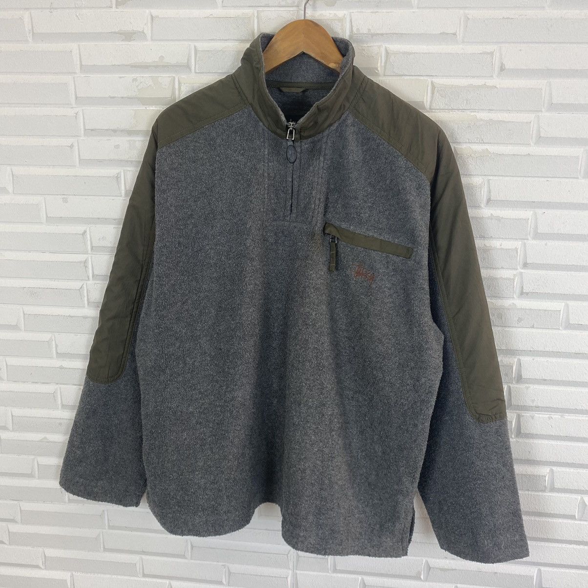 Stussy Nice design Stussy fleece jacket Size US M / EU 48-50 / 2 - 4 Thumbnail
