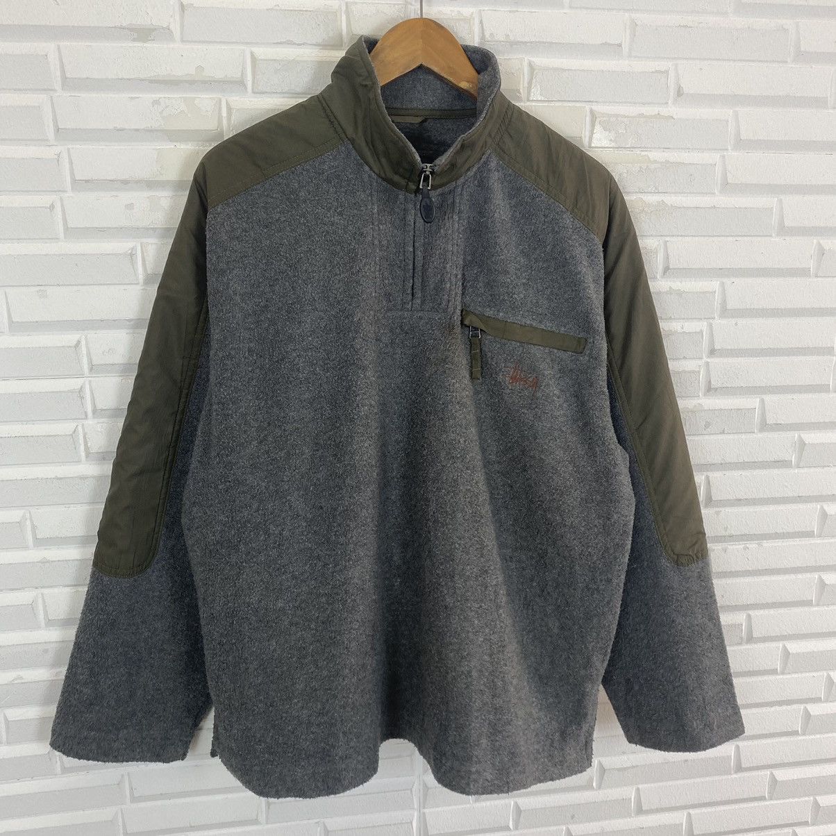 Stussy Nice design Stussy fleece jacket Size US M / EU 48-50 / 2 - 3 Thumbnail