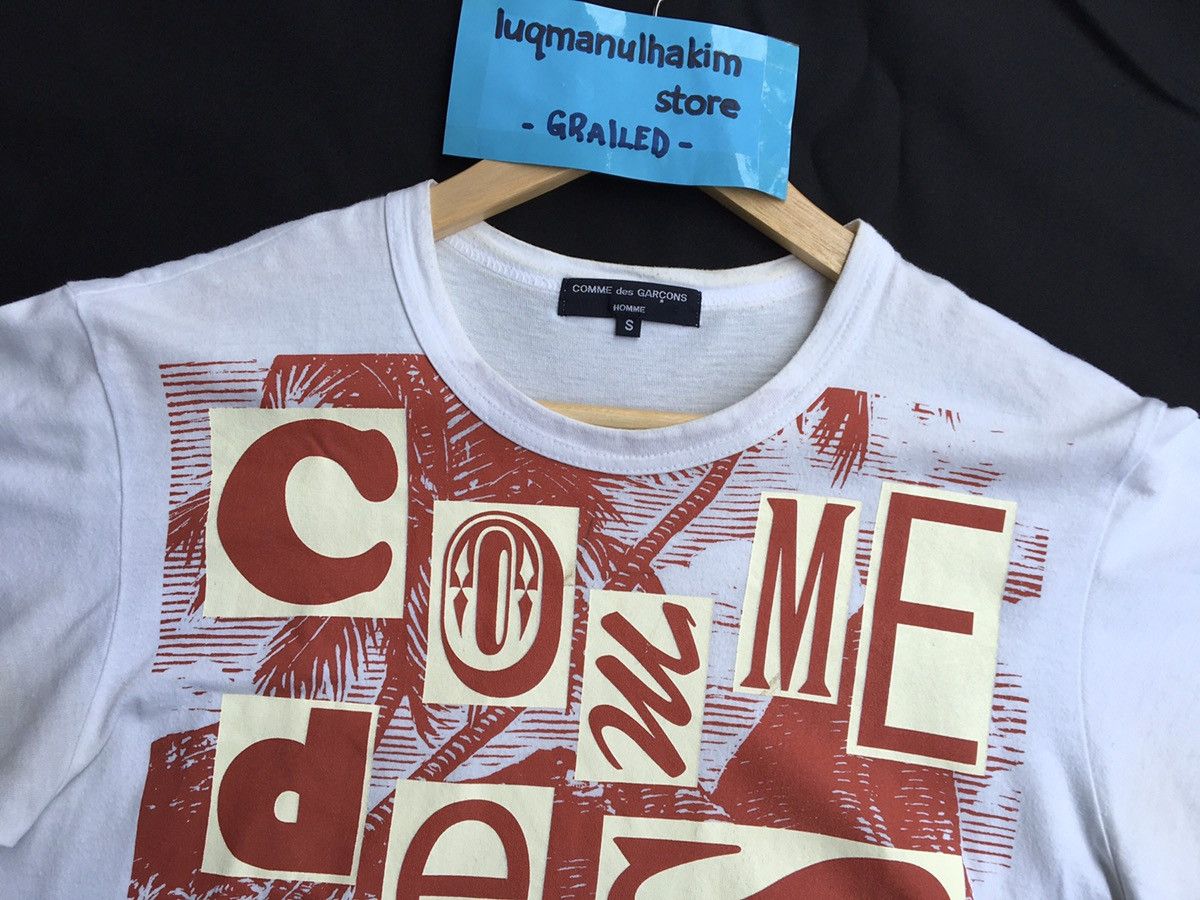 Comme des Garcons Comme Des Garcons CDG Spell Out Printed Very Rare Tshirt Size US S / EU 44-46 / 1 - 6 Thumbnail