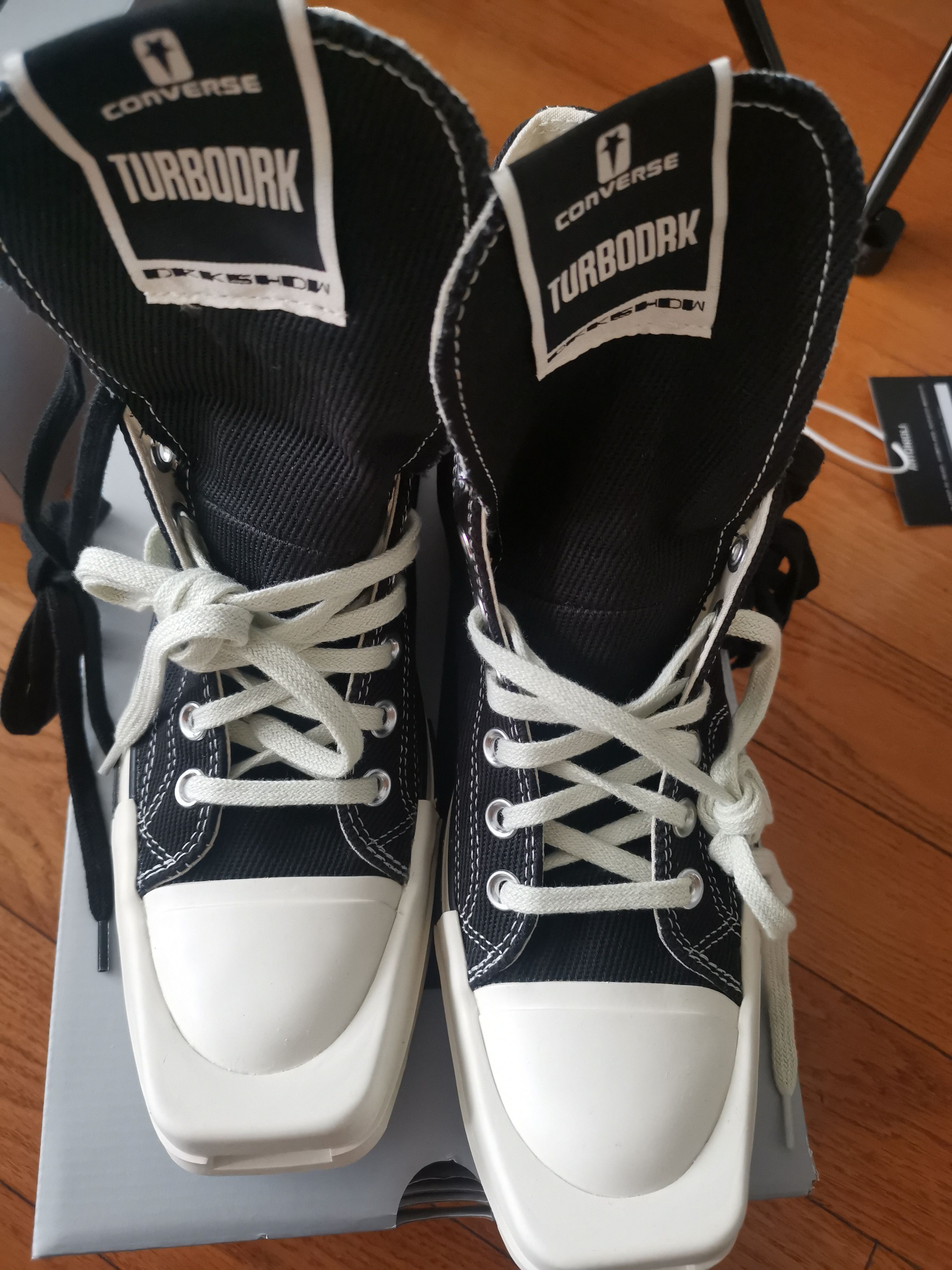 Converse × Rick Owens Drkshdw Rick owens drkshdw x converse black chuck 70 hi sneakers Size US 8 / EU 41 - 5 Thumbnail