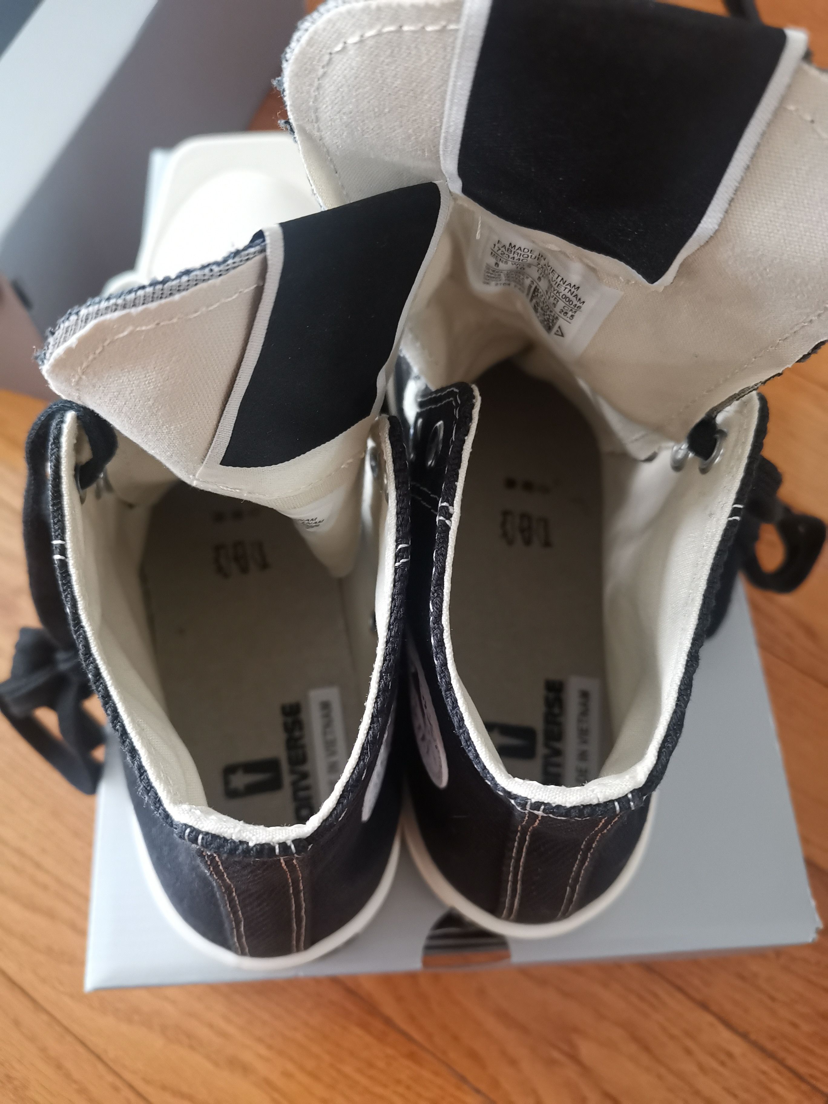 Converse × Rick Owens Drkshdw Rick owens drkshdw x converse black chuck 70 hi sneakers Size US 8 / EU 41 - 3 Thumbnail