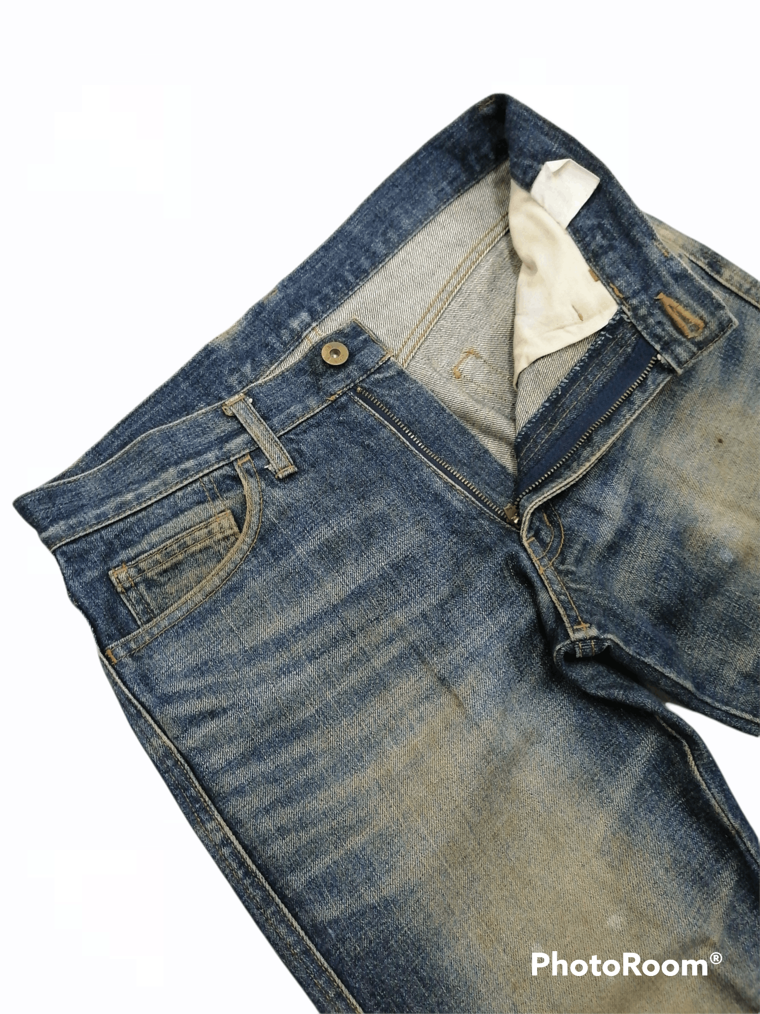 Japanese Brand Flare Jeans Boycott Distressed Erd Denim Pants Size US 30 / EU 46 - 4 Thumbnail