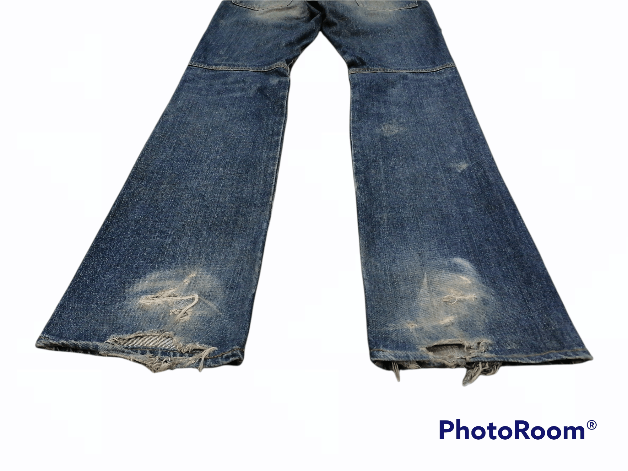Japanese Brand Flare Jeans Boycott Distressed Erd Denim Pants Size US 30 / EU 46 - 6 Thumbnail