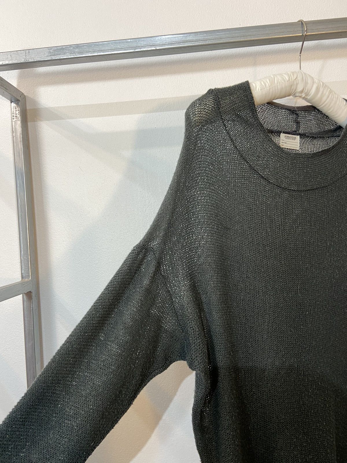 Maison MIHARA YASUHIRO Mihara Yasuhiro Knitted Mesh Sweater Size US XL / EU 56 / 4 - 12 Thumbnail
