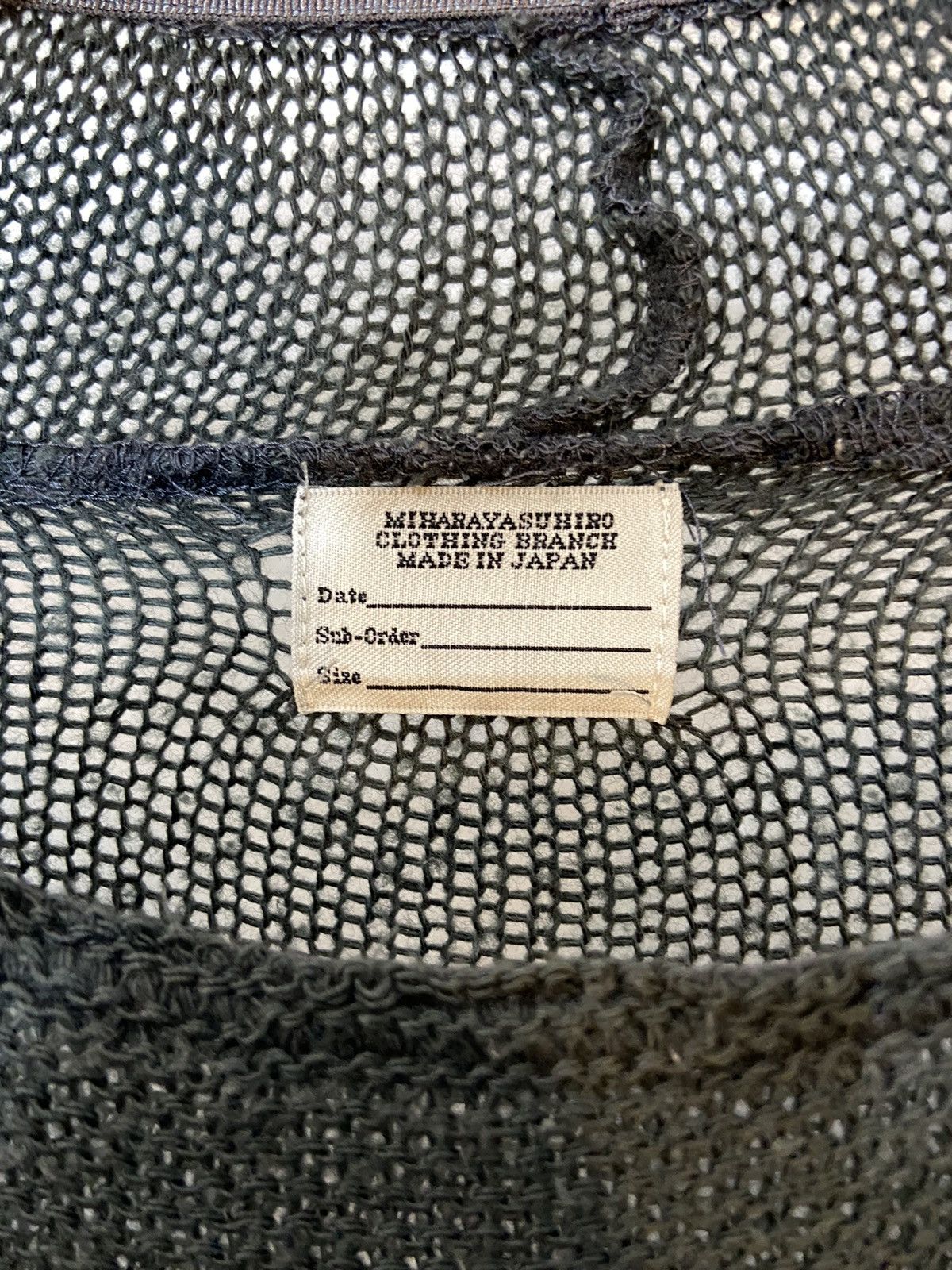 Maison MIHARA YASUHIRO Mihara Yasuhiro Knitted Mesh Sweater Size US XL / EU 56 / 4 - 5 Thumbnail