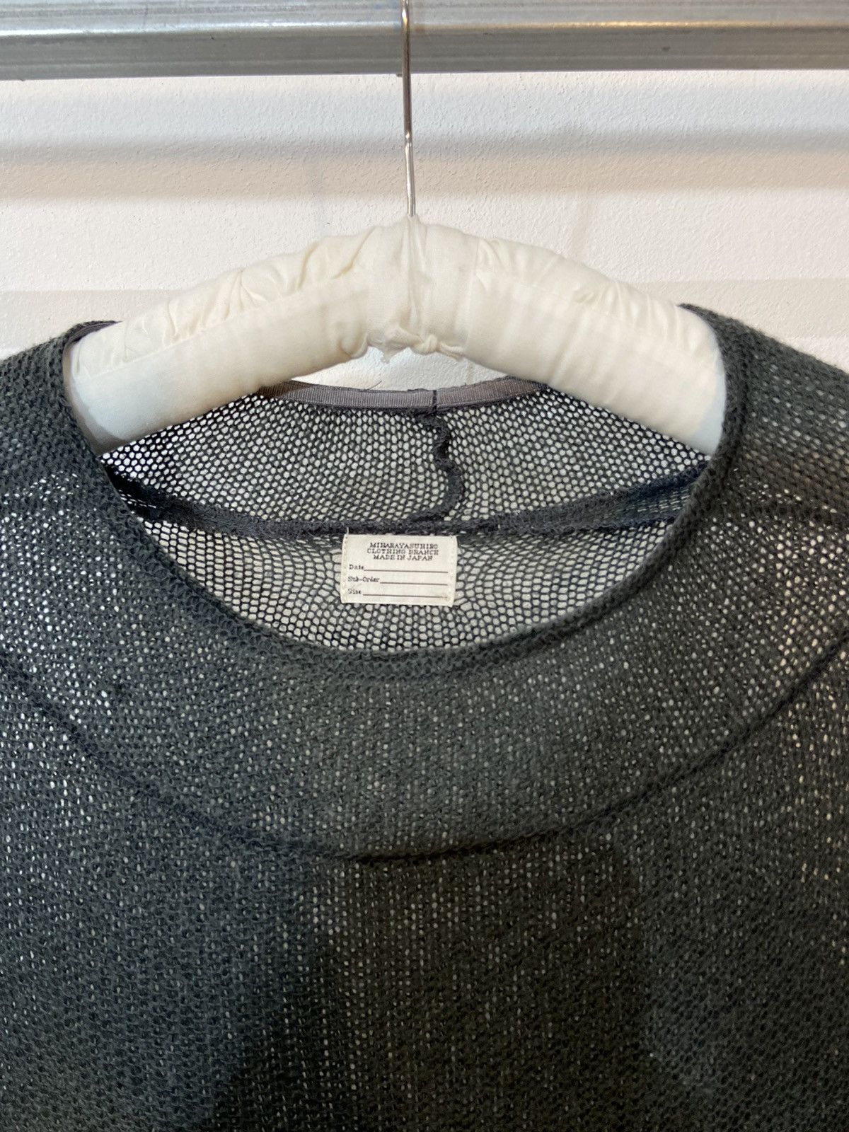 Maison MIHARA YASUHIRO Mihara Yasuhiro Knitted Mesh Sweater Size US XL / EU 56 / 4 - 4 Thumbnail
