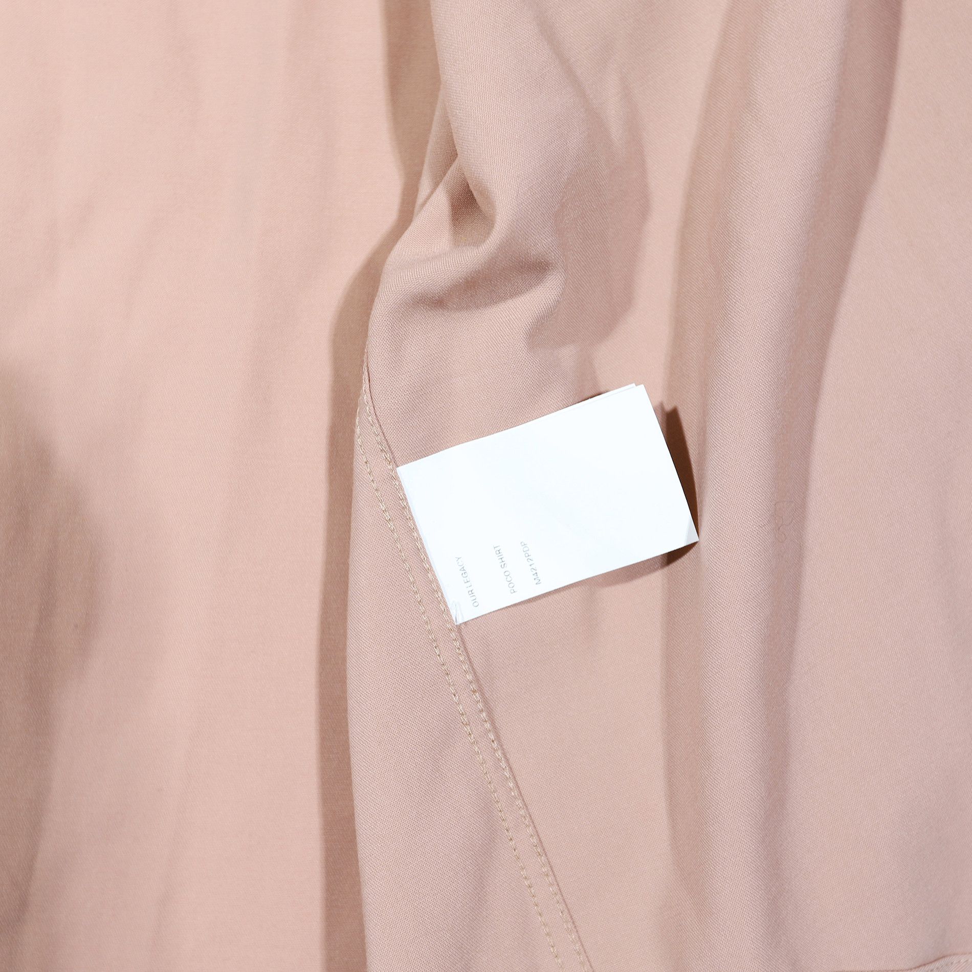 Our Legacy Dusty Pink Tech Wool Poco Shirt | Grailed