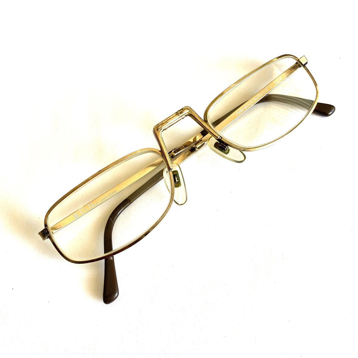 image of Christian Dior Folding Gold Vintage 90's Frames, Men's