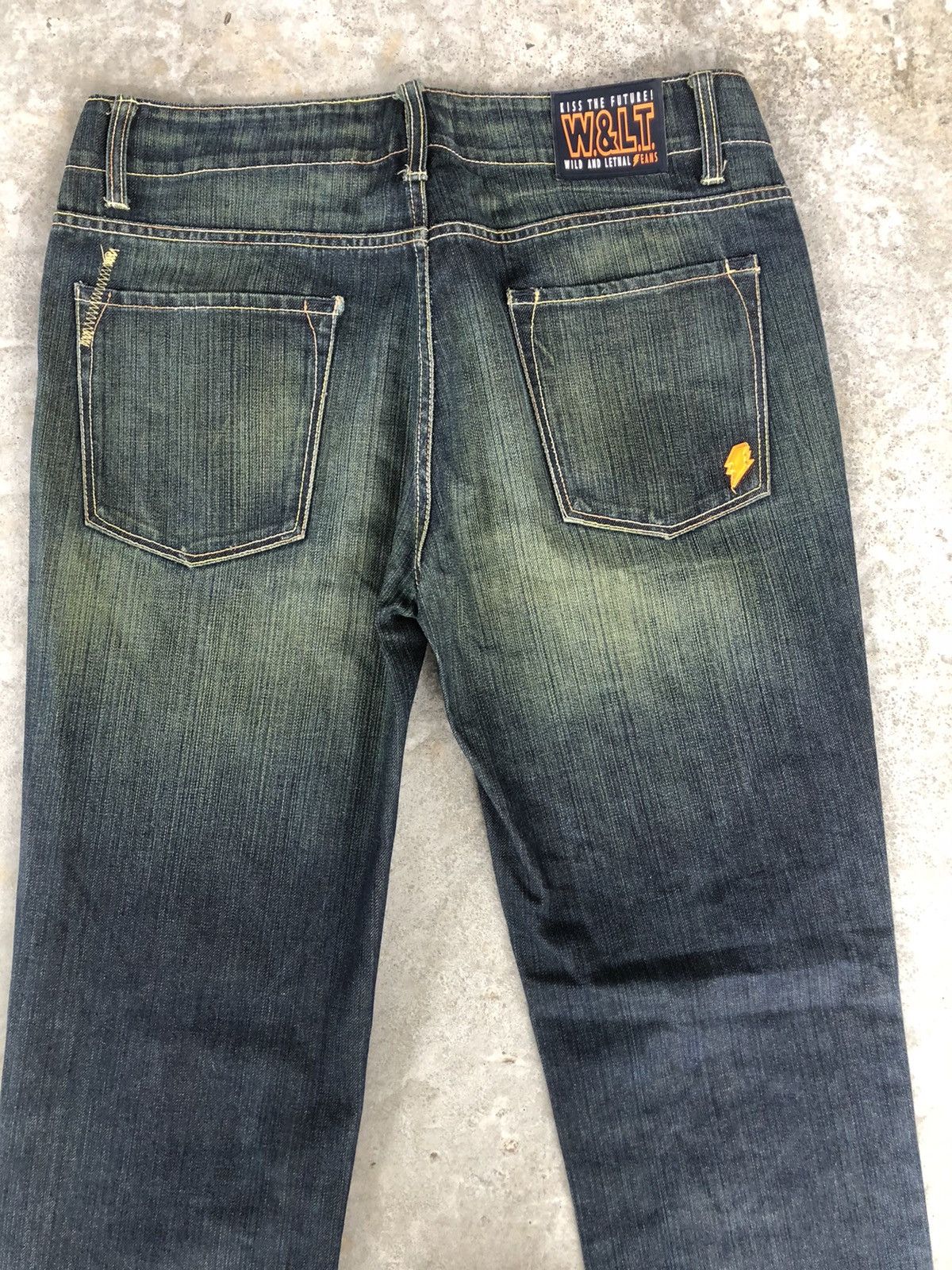 W&LT Vintage W&L.T Distressed Jeans Size US 33 - 8 Thumbnail