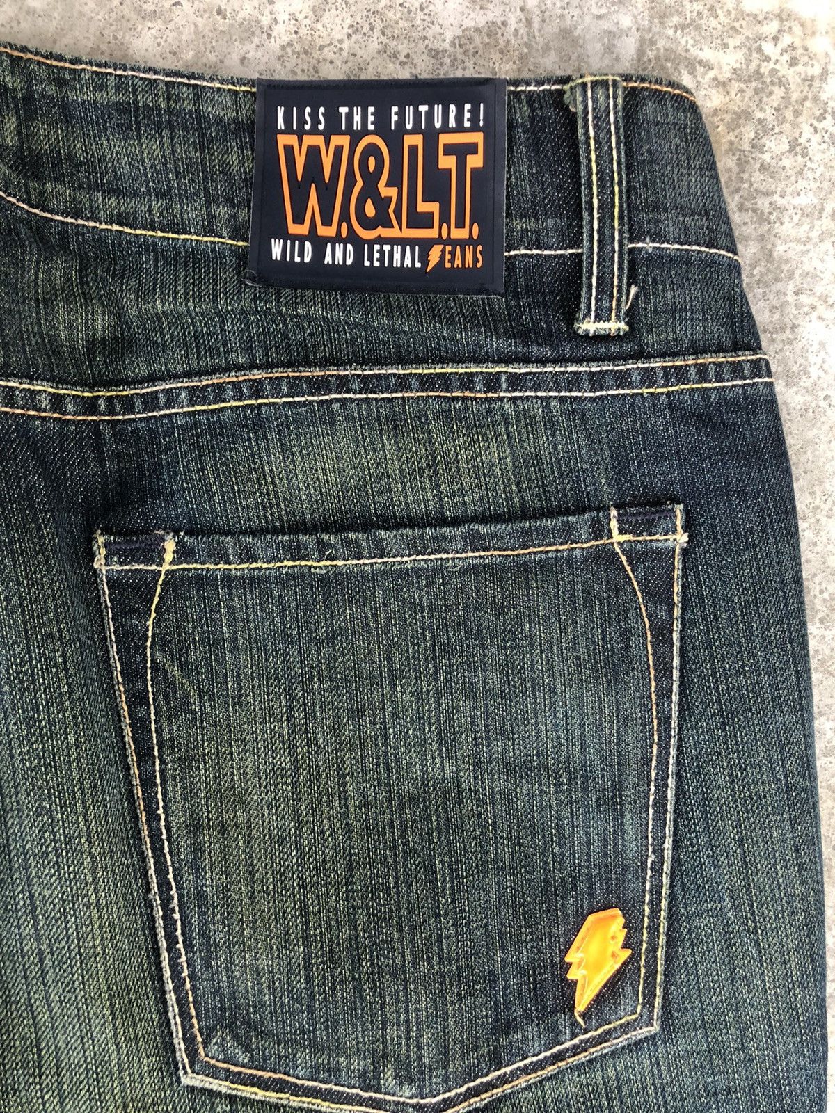 W&LT Vintage W&L.T Distressed Jeans Size US 33 - 13 Thumbnail