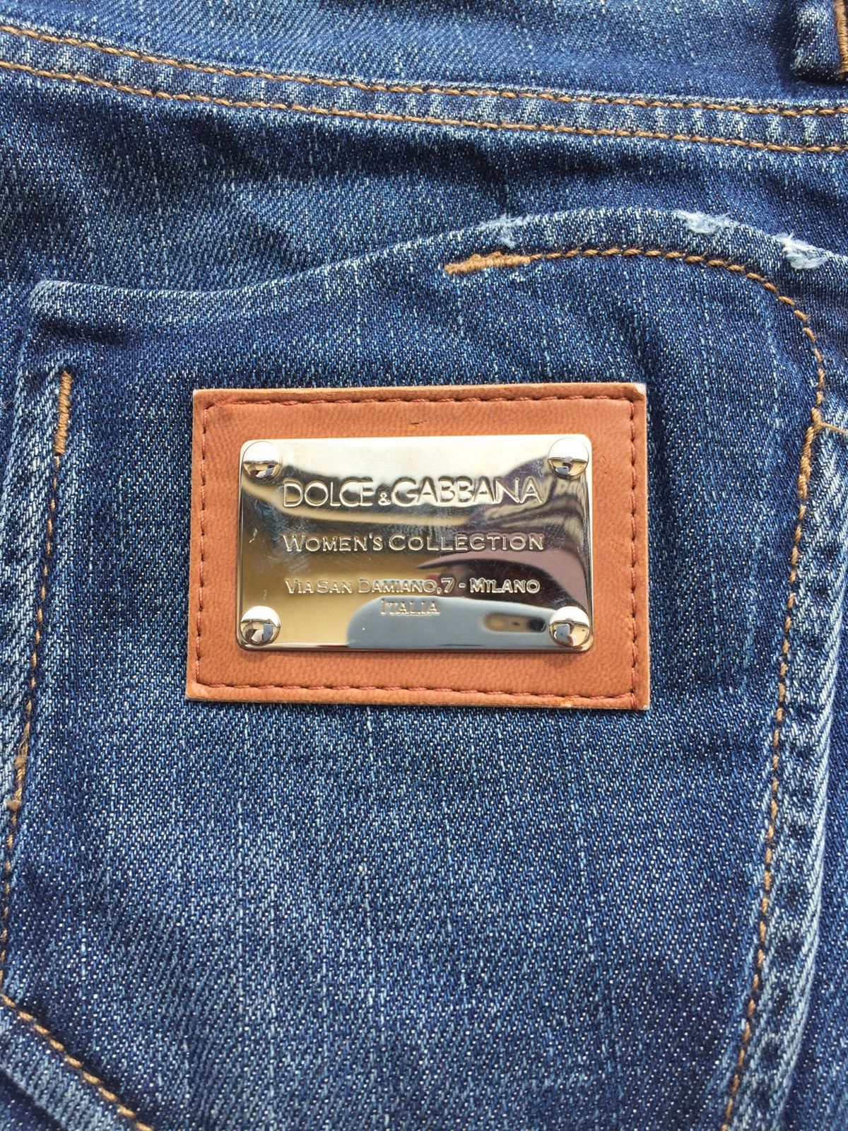Dolce & Gabbana Dolce & Gabbana Blue Jeans Made in Italy 121 Size US 29 - 3 Thumbnail