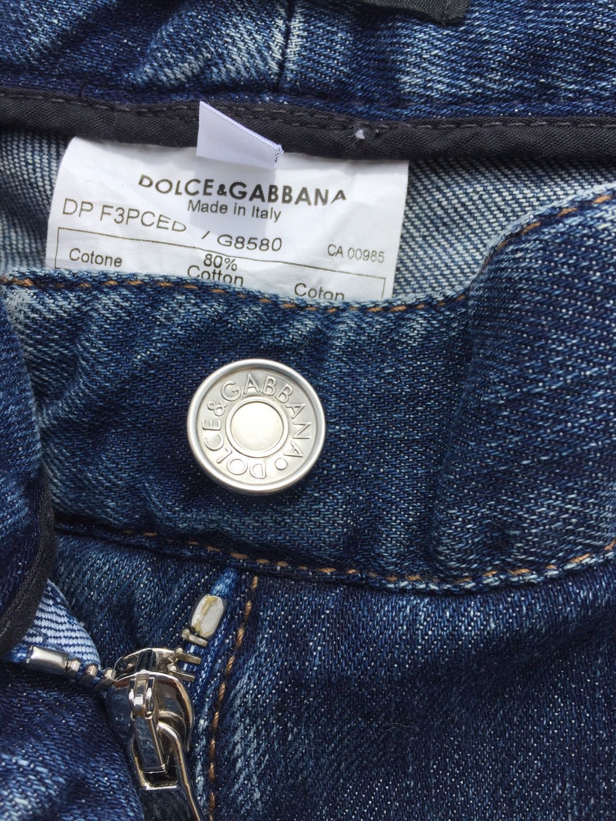 Dolce & Gabbana Dolce & Gabbana Blue Jeans Made in Italy 121 Size US 29 - 8 Thumbnail