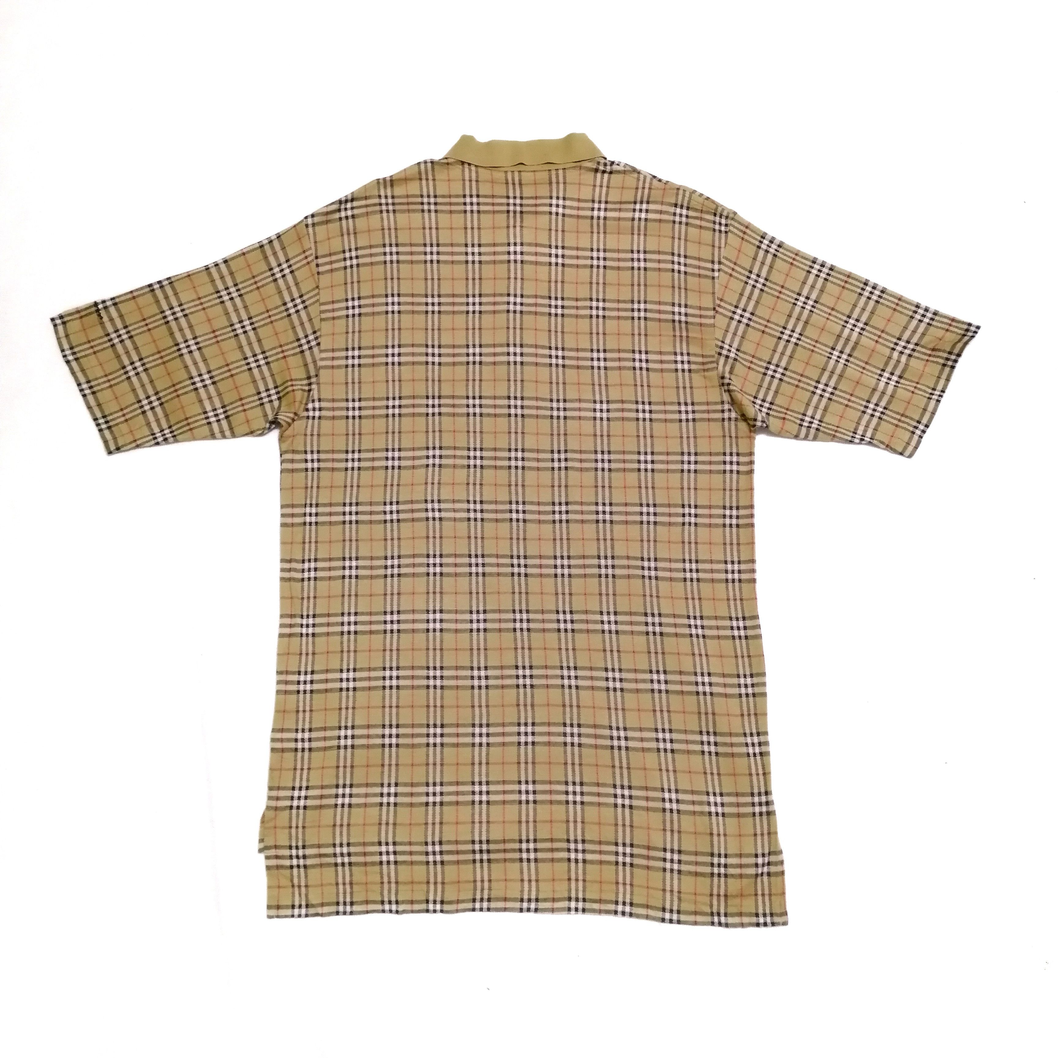 Burberry 🔥Vintage Burberrys Nova checked polos long shirt Size US M / EU 48-50 / 2 - 2 Thumbnail