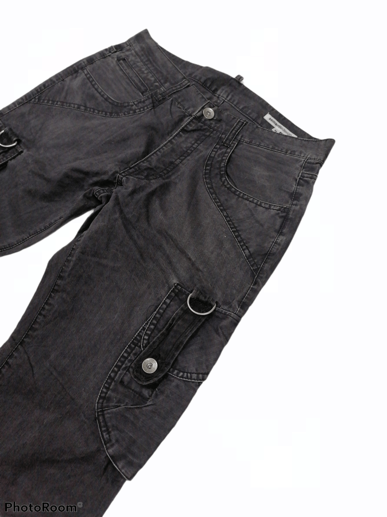 If Six Was Nine Flare Cargo Semantic Design Utility Pocket Pants Size US 30 / EU 46 - 2 Thumbnail
