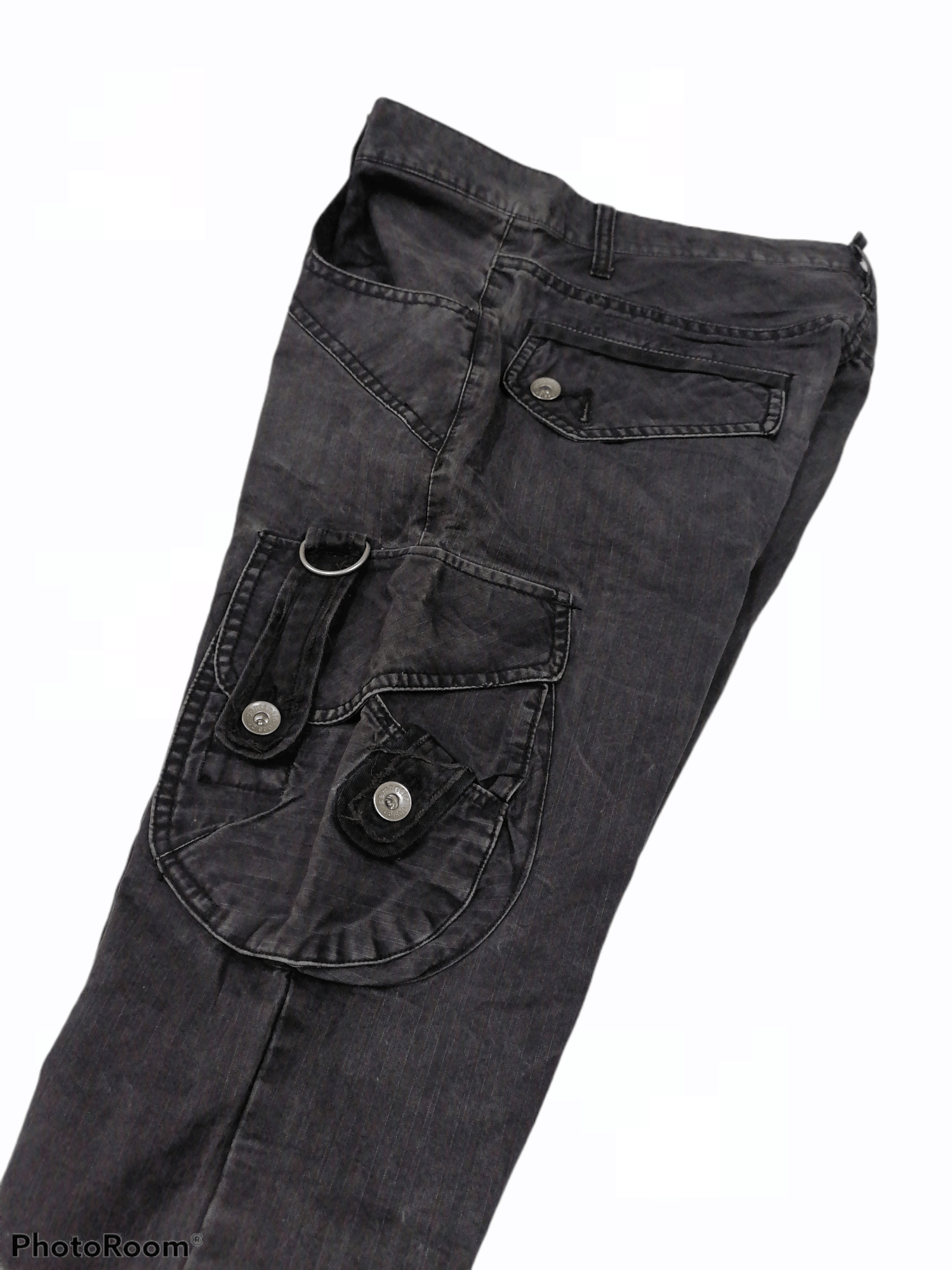 If Six Was Nine Flare Cargo Semantic Design Utility Pocket Pants Size US 30 / EU 46 - 4 Thumbnail