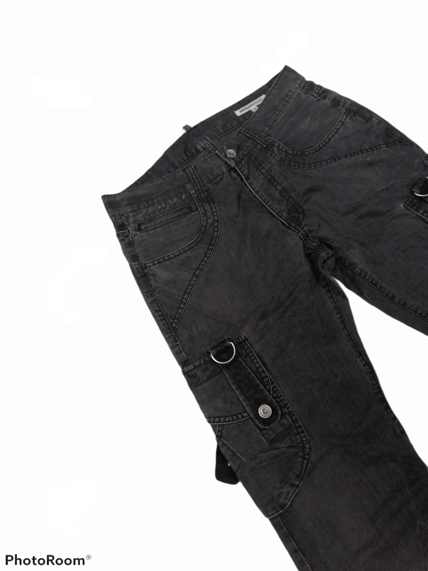 If Six Was Nine Flare Cargo Semantic Design Utility Pocket Pants Size US 30 / EU 46 - 3 Thumbnail