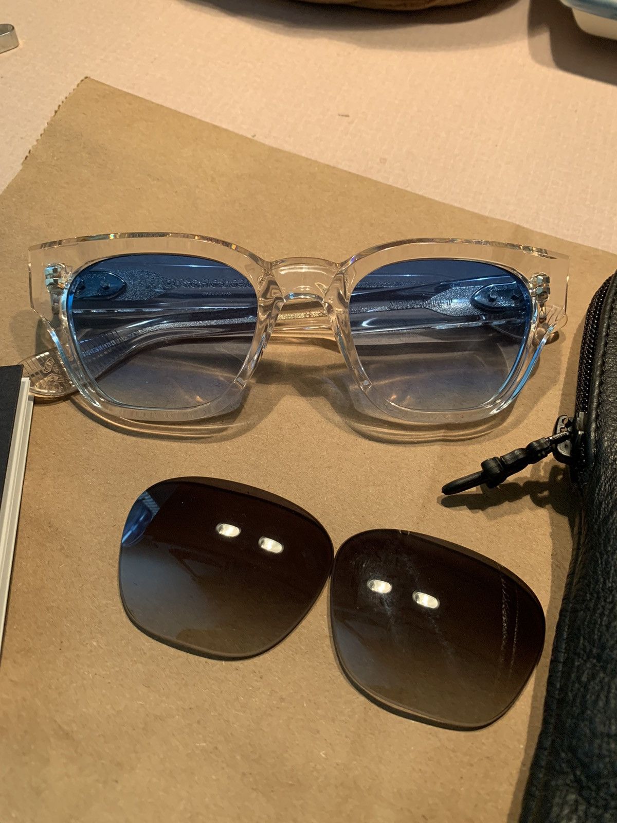 Chrome Hearts × Designer *RARE* Chrome Hearts Midixathrill II Sunglasses Size ONE SIZE - 2 Thumbnail
