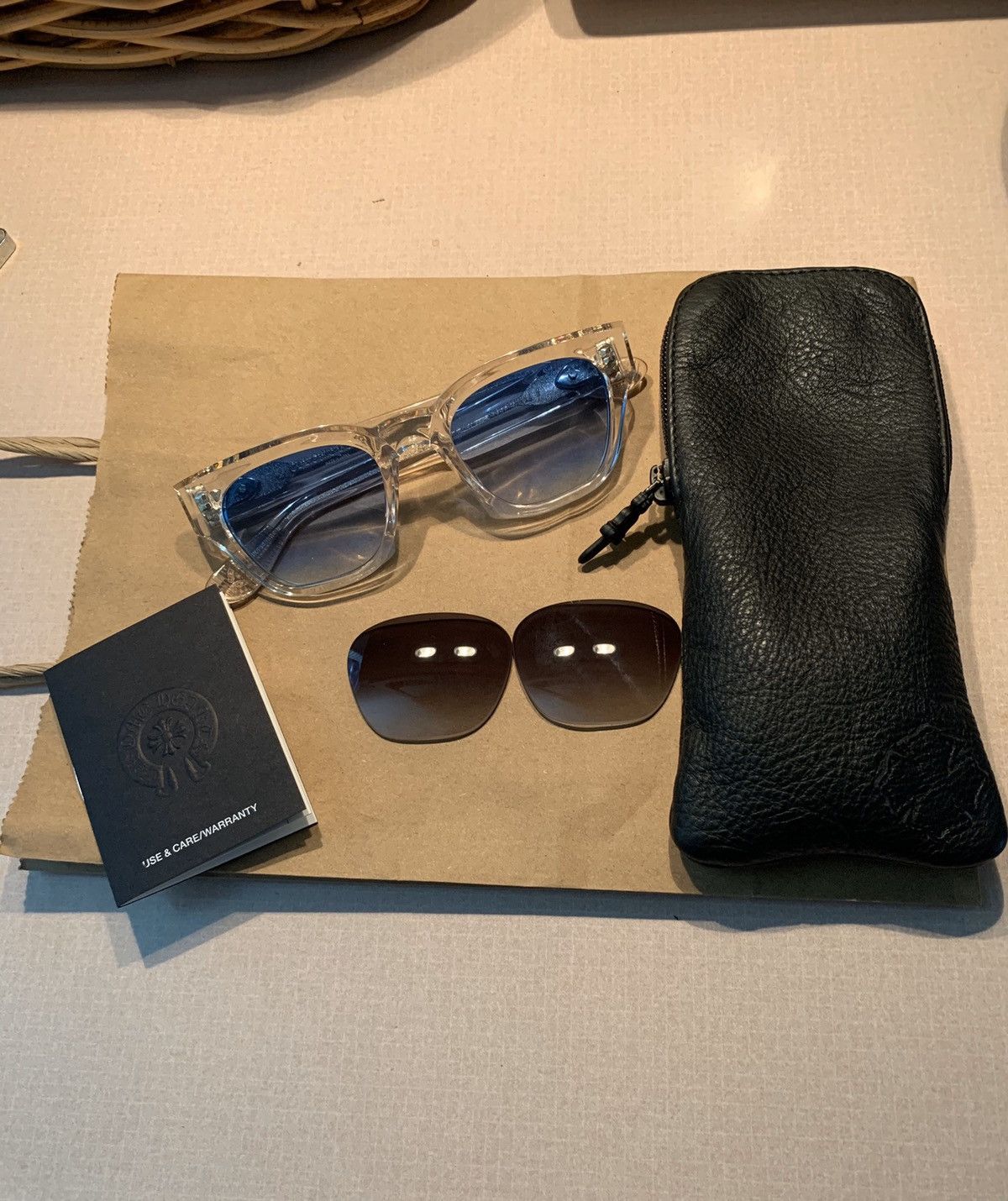 Chrome Hearts × Designer *RARE* Chrome Hearts Midixathrill II Sunglasses Size ONE SIZE - 1 Thumbnail