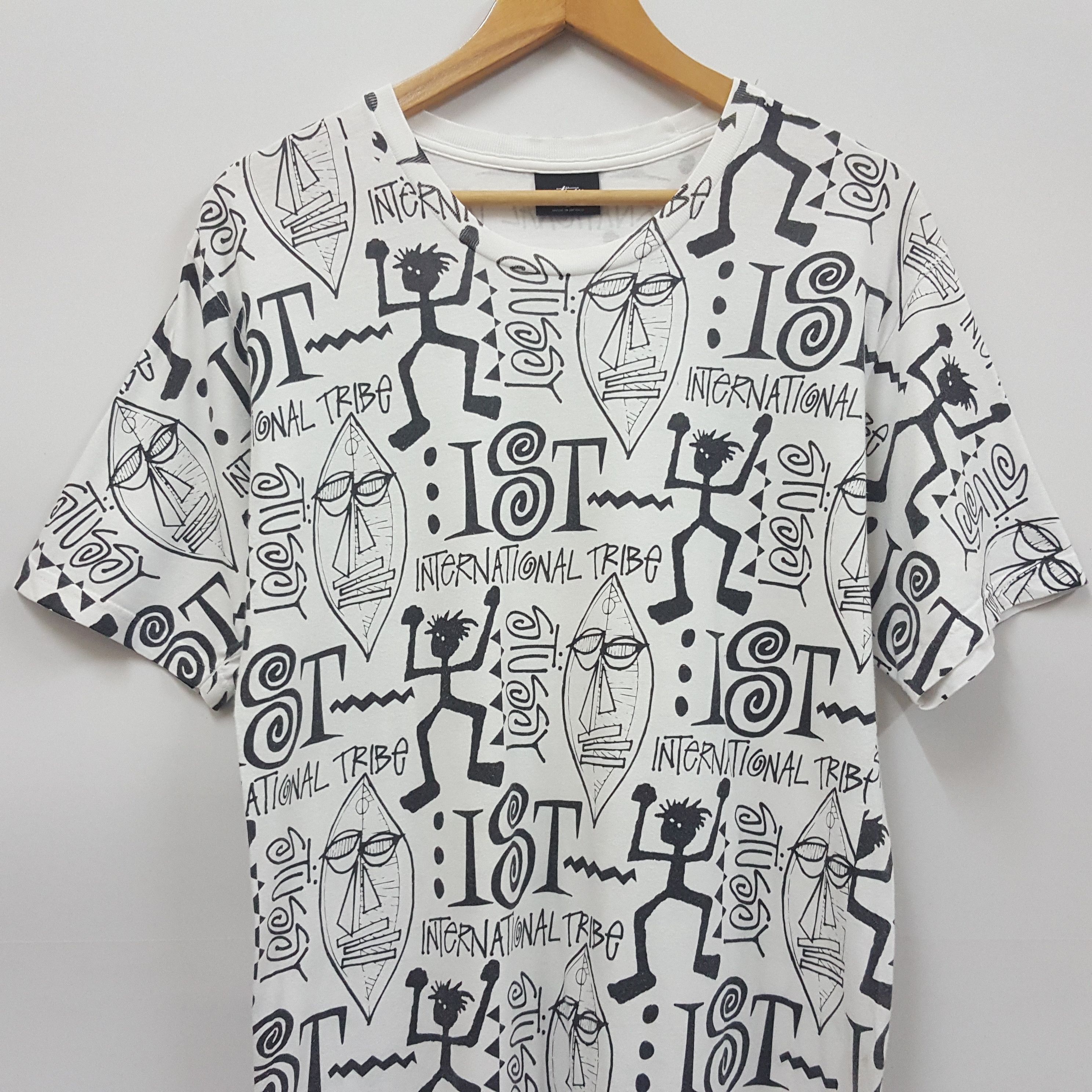Stussy × Vintage Vintage STUSSY Streetwear Skateboard full print t-shirt Size US M / EU 48-50 / 2 - 6 Thumbnail
