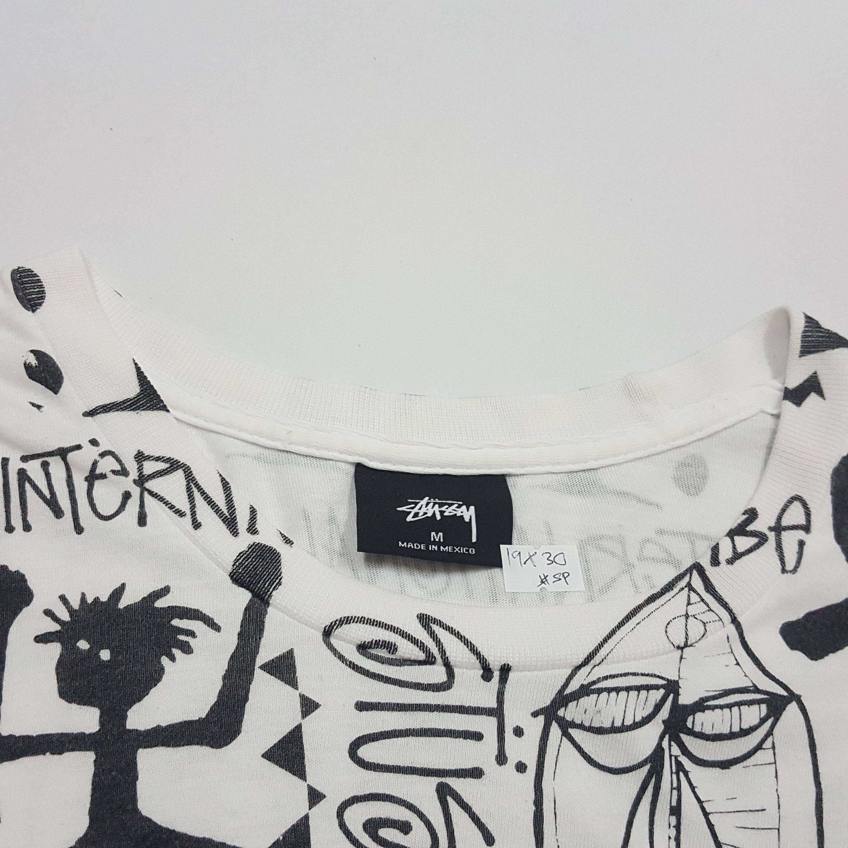 Stussy × Vintage Vintage STUSSY Streetwear Skateboard full print t-shirt Size US M / EU 48-50 / 2 - 3 Thumbnail