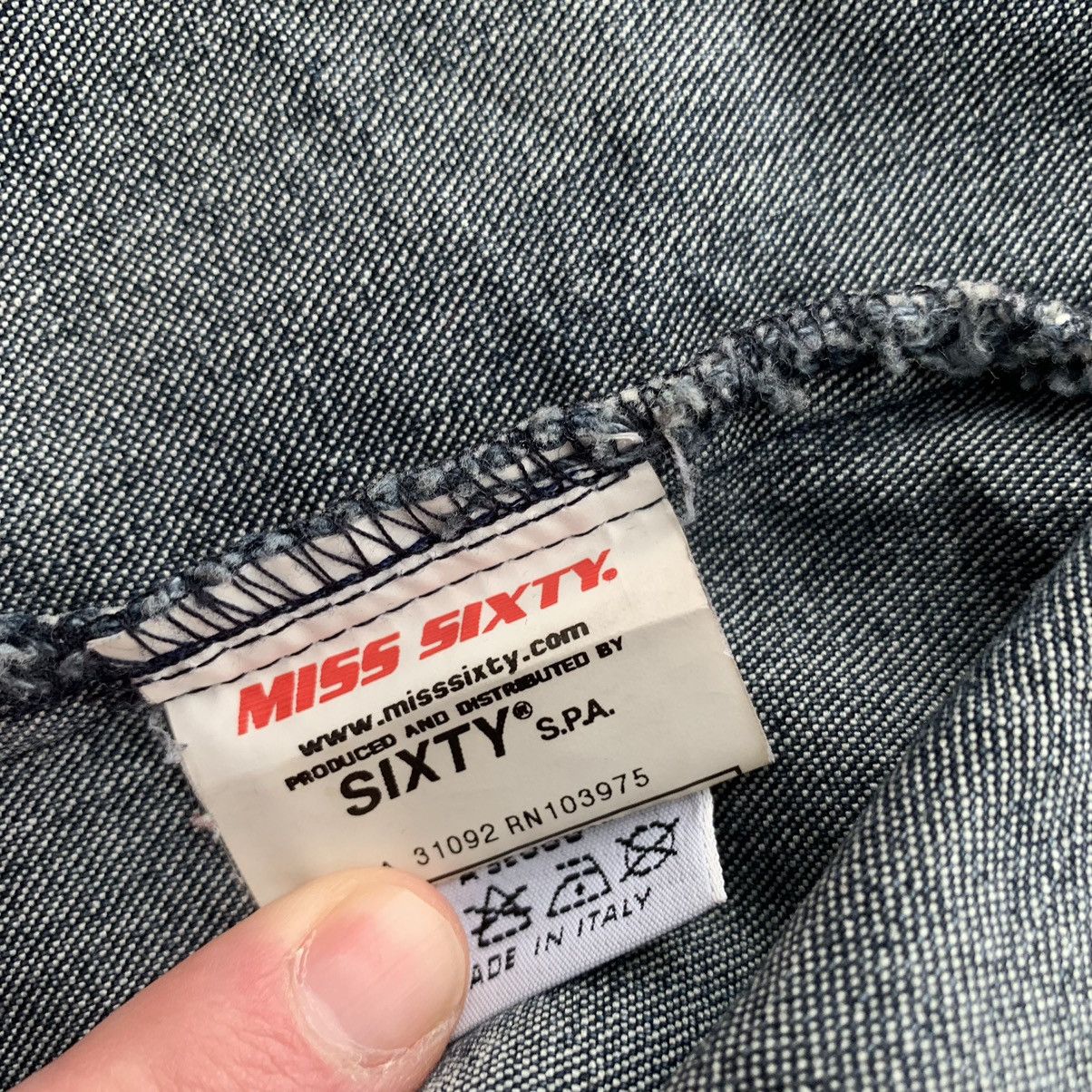 Miss Sixty × Vintage Made in Italy Y2K Denim Jacket! In EUC! Size L / US 10 / IT 46 - 6 Thumbnail