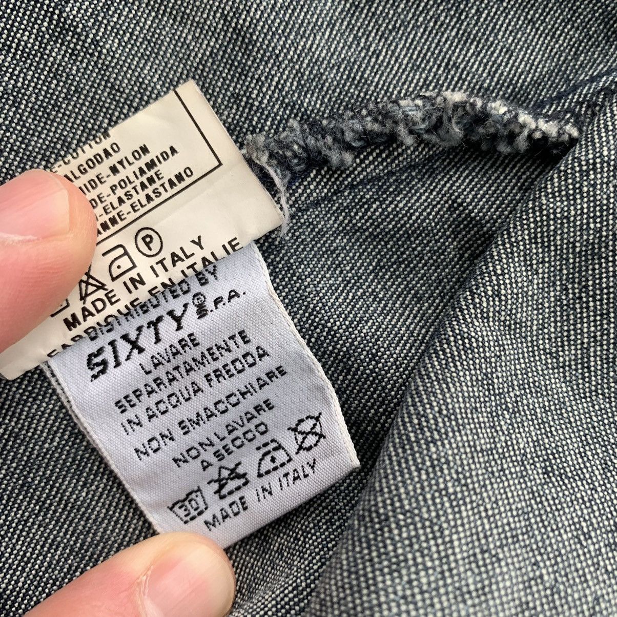 Miss Sixty × Vintage Made in Italy Y2K Denim Jacket! In EUC! Size L / US 10 / IT 46 - 7 Thumbnail